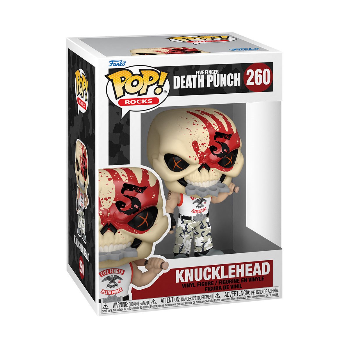 Five Finger Death Punch Knucklehead #260 - Official Band Merchandise for Rock & Metal Fans - Perfect for Concerts, Gifts & Collectors