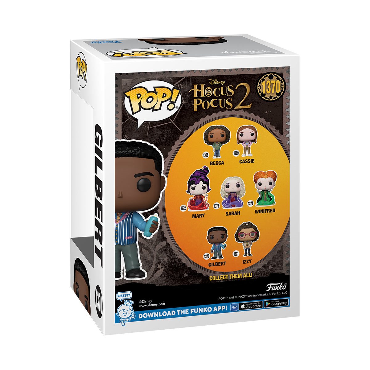 Hocus Pocus 2 Gilbert with Candle Funko Pop! Vinyl Figure #1370 - Collectible Disney Movie Merchandise for Halloween Decor & Gift Giving