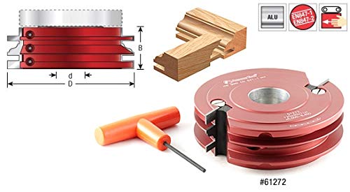 Amana Tool - Industrial Grade Stile & Rail Profile No.4 (61275) Router Bit for Woodworking & Cabinet Making | Perfect for Door Frames & Furniture Projects