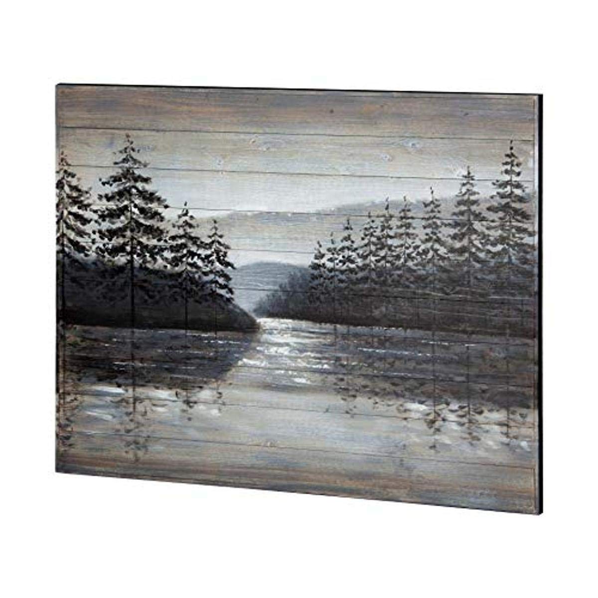 Sunset Narrows Oil Painting by Mercana - Handmade Canvas Wall Art for Living Room, Bedroom & Office Decor