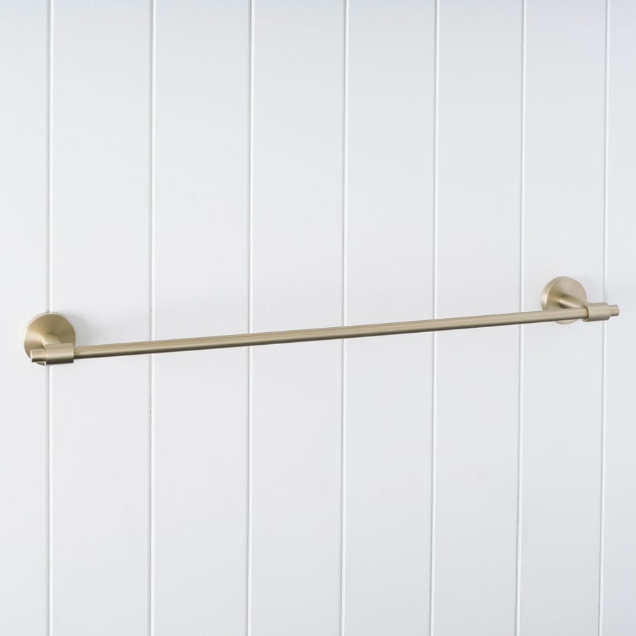 600mm Warm Brushed Nickel Towel Rail - Premium Bathroom Heated Towel Warmer for Modern Homes - Perfect for Bathrooms, Spas, and Luxury Hotels