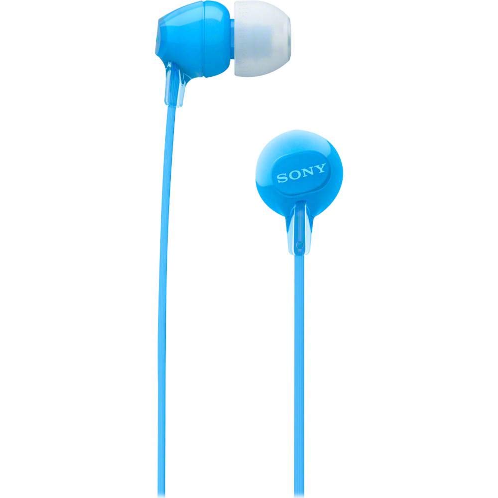 Sony WI-C300 Wireless In-Ear Headphones with Bluetooth - Lightweight Comfort, 15-Hour Battery Life, Hands-Free Calling (Blue) - Perfect for Commuting, Workouts & Travel