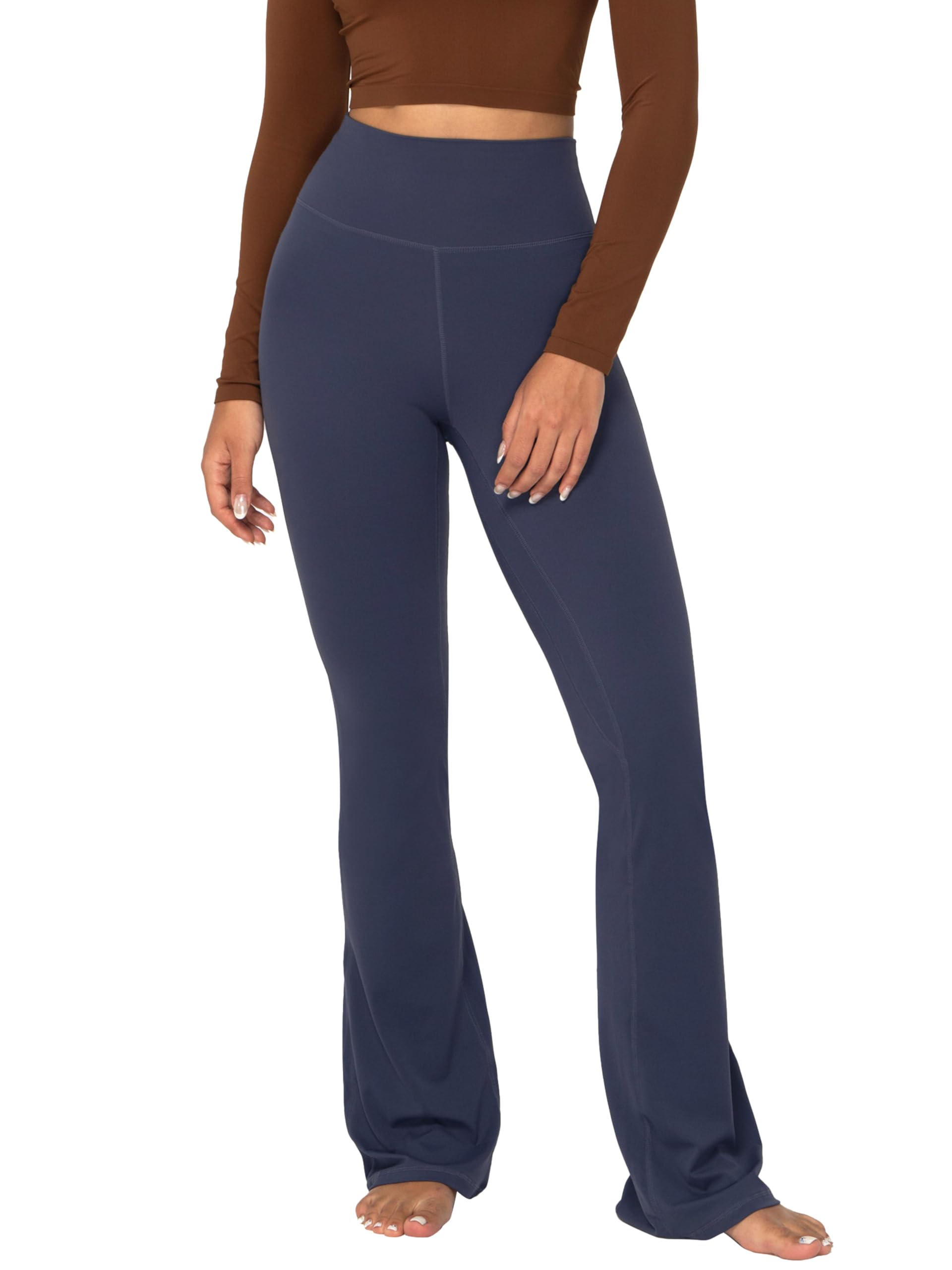 Sunzel Women's High Waist Bootcut Yoga Pants - Tummy Control Mini Flare Leggings for Gym, Workout & Casual Wear | Perfect for Pilates, Running & Everyday Comfort