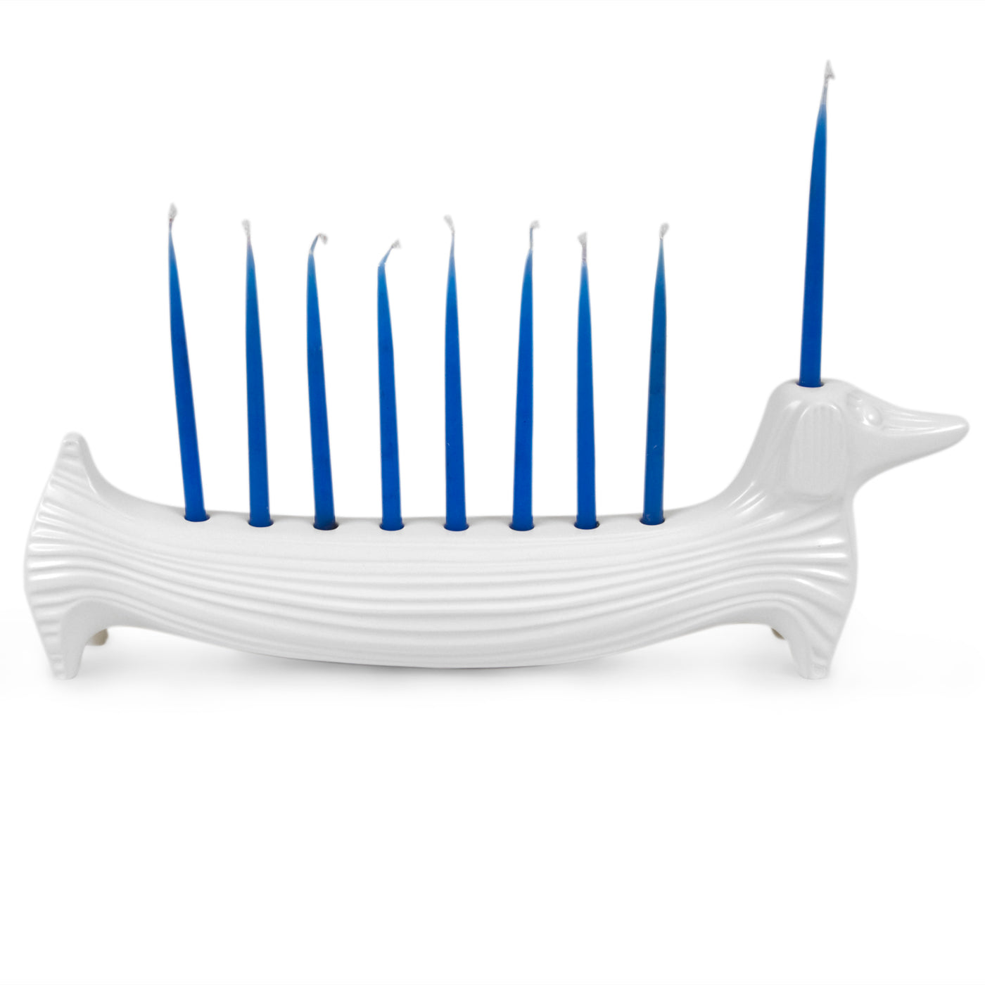 Hanukkah Menorah for Dachshund Lovers - Unique Dog-Themed Candle Holder for Jewish Holidays, Home Decor & Gift Idea - Perfect for Hanukkah Celebrations, Table Centerpiece & Pet Owner Gifts