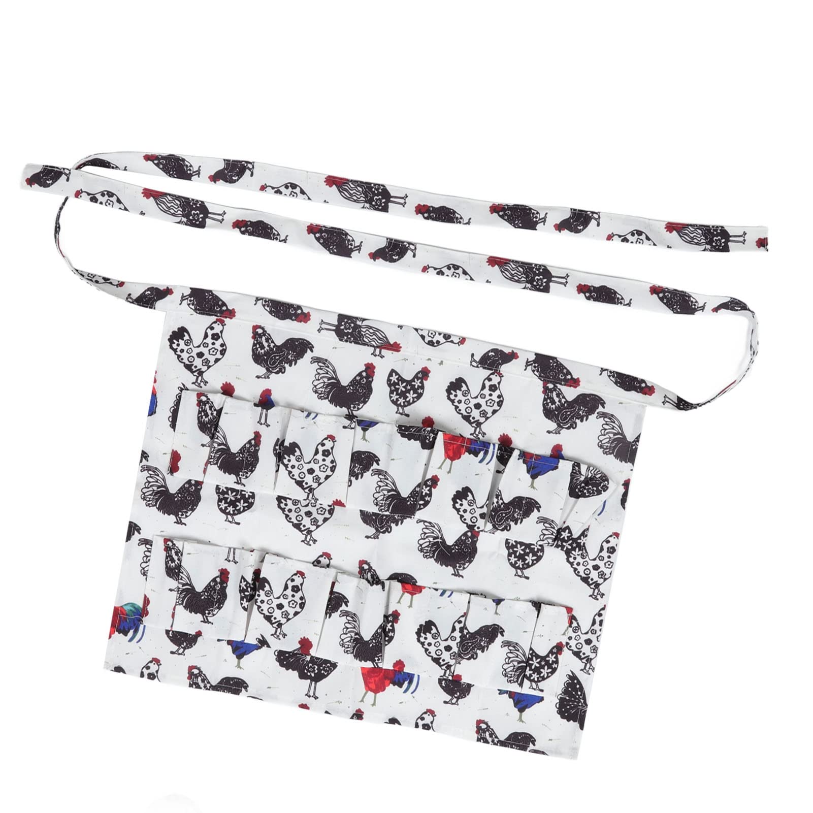 Gaeirt Chicken Egg Collecting Apron for Adults - 12 Pocket Farmhouse Egg Gathering Apron with Adjustable Straps | Perfect for Chicken Coops, Backyard Farming & Poultry Care