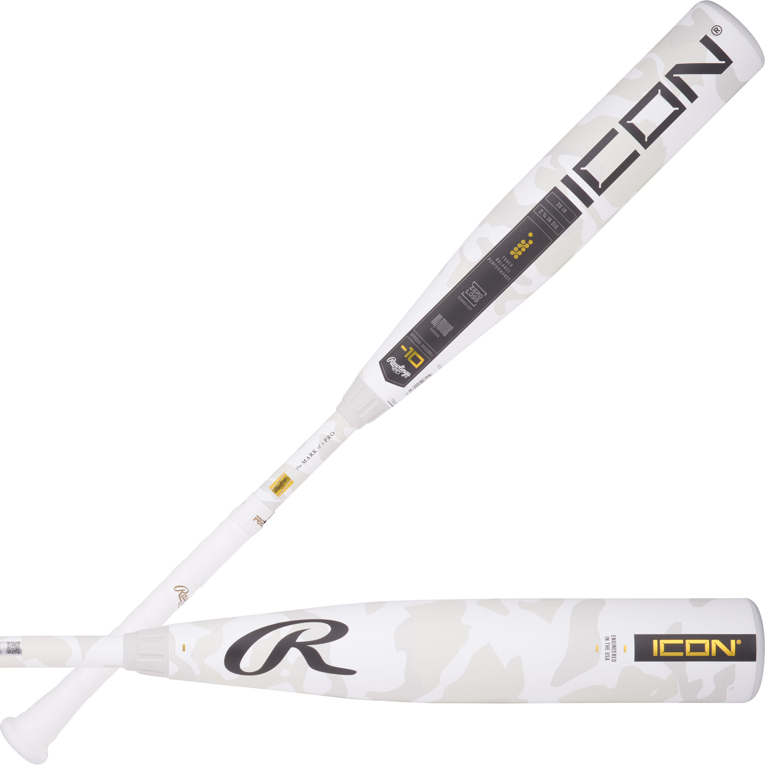 Rawlings 2025 Icon USSSA Baseball Bat -10 Drop Weight | Youth & Adult Fastpitch Softball Bat for Tournament Play & Practice