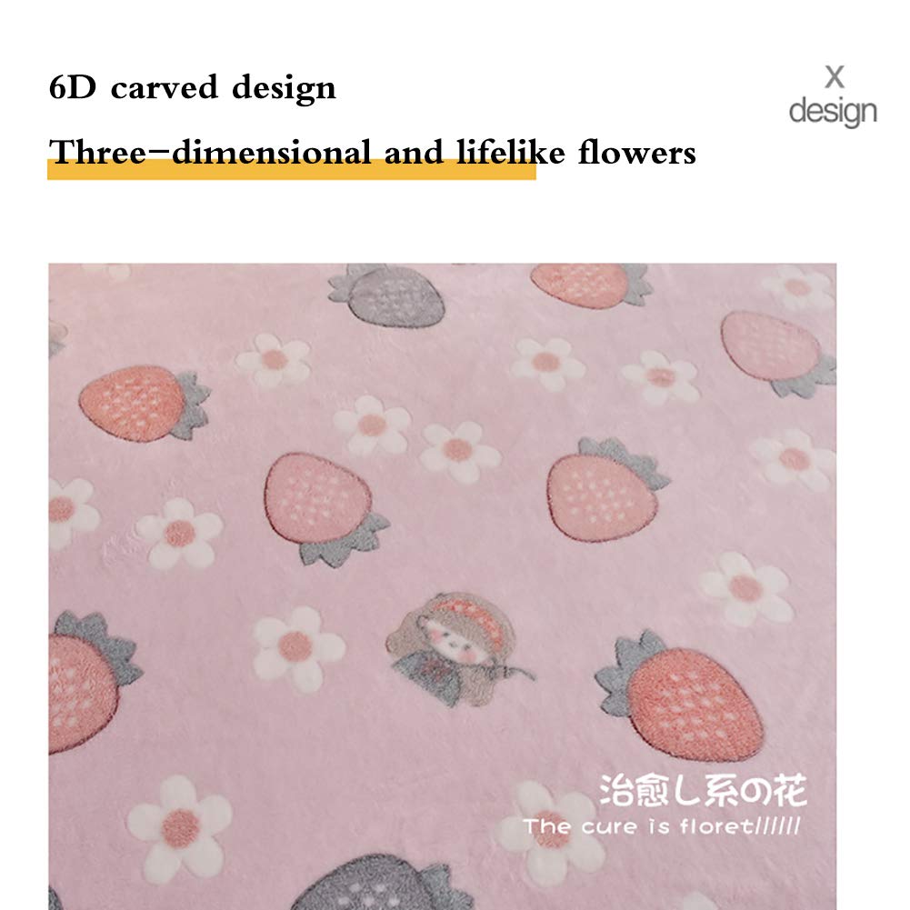 Thickened Anti-Static Winter Blanket - Snow Fleece Double Layer Velvet Quilt (180x200cm) | Machine Washable | Warm Nap Blanket & Mattress Topper for Bedroom, Sofa & Office Use