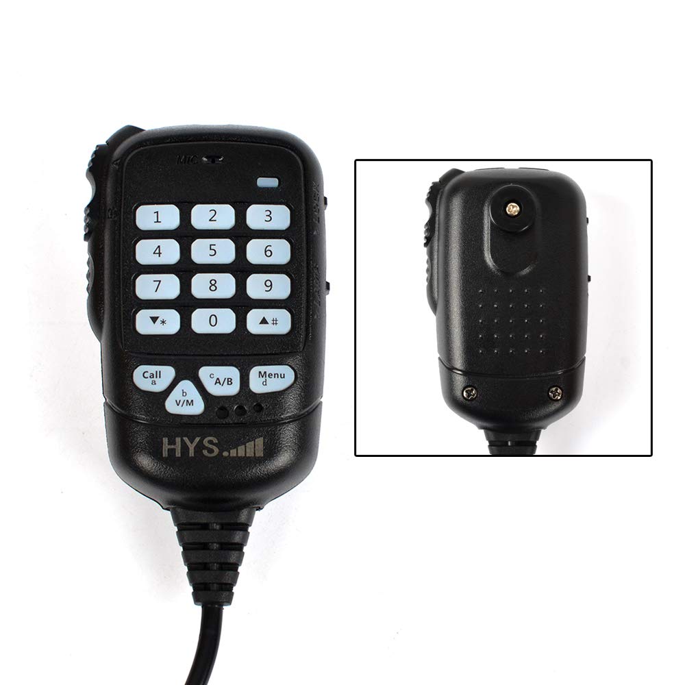 HYS Dual Band VHF UHF Mobile Ham Radio Transceiver with 12000mAh Battery, Programming Cable & Antenna Adapter - Complete Amateur Radio Kit for Emergency Communication, Off-Road Adventures & Field Operations