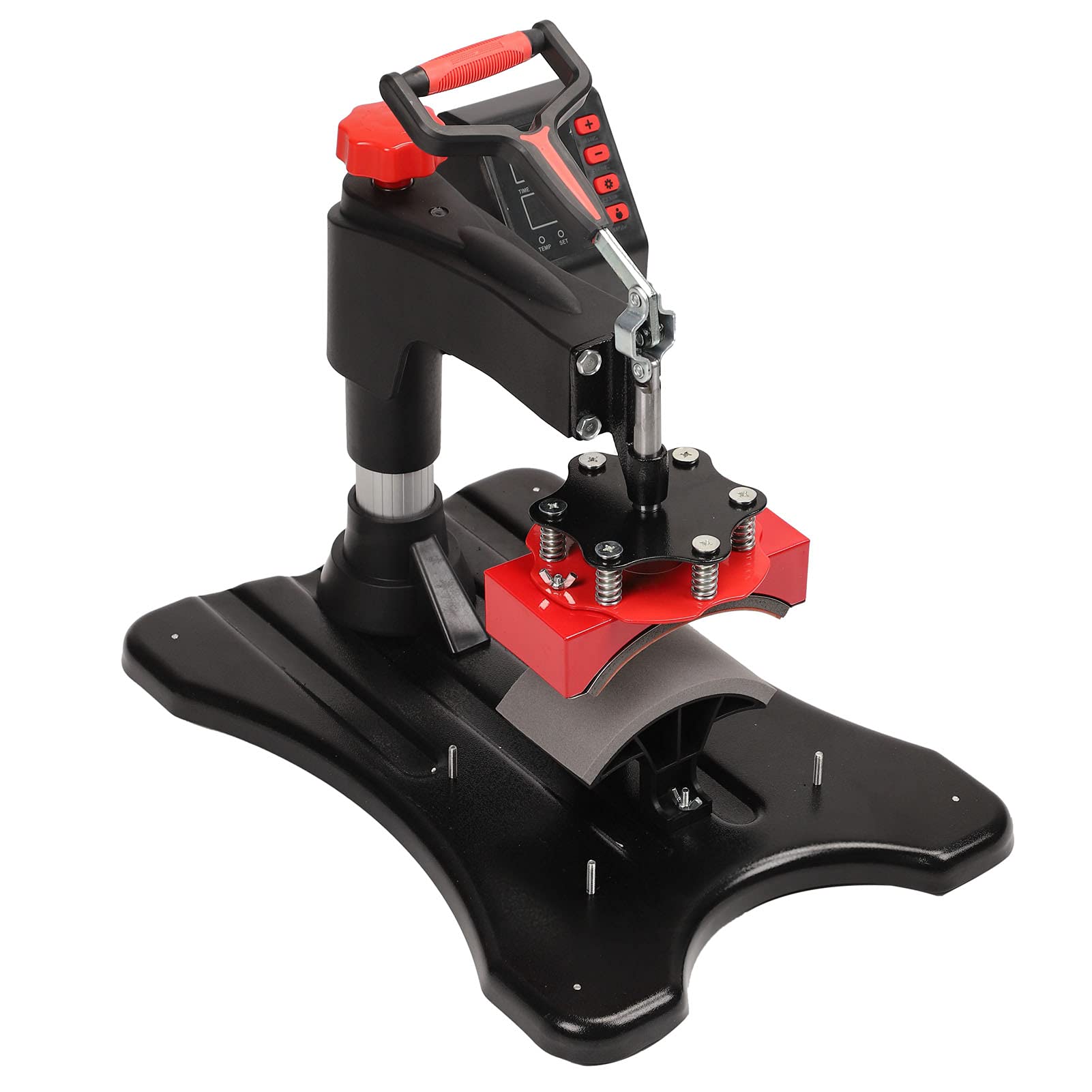 5-in-1 Heat Press Machine for T-Shirts, Mugs, Hats & Plates - 12x15 Inch Sublimation Transfer Press with US Plug 110V - Perfect for DIY Crafts, Custom Apparel & Personalized Gifts