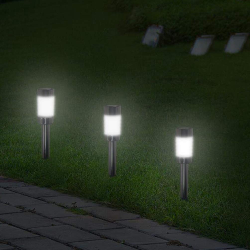 OSALADI 2-Pack Solar Powered LED Garden Lights - Waterproof Outdoor Lawn & Yard Lighting for Pathways, Patios, Decks & Landscaping | Weatherproof Solar Landscape Lights for Home Garden Decor