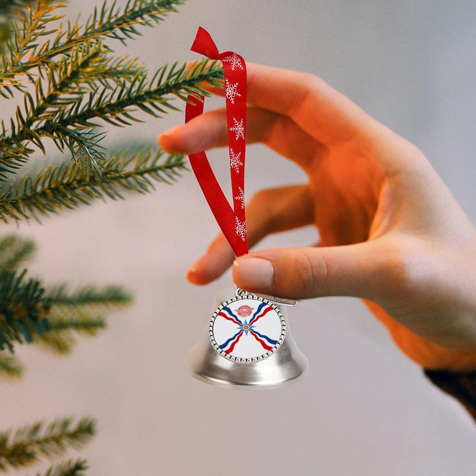 Handmade Assyrian Flag Wind Chime - DIY Outdoor Hanging Decor for Garden, Yard, Patio | Perfect Housewarming Gift & Home Decoration | Creates Soothing Sounds for Relaxation