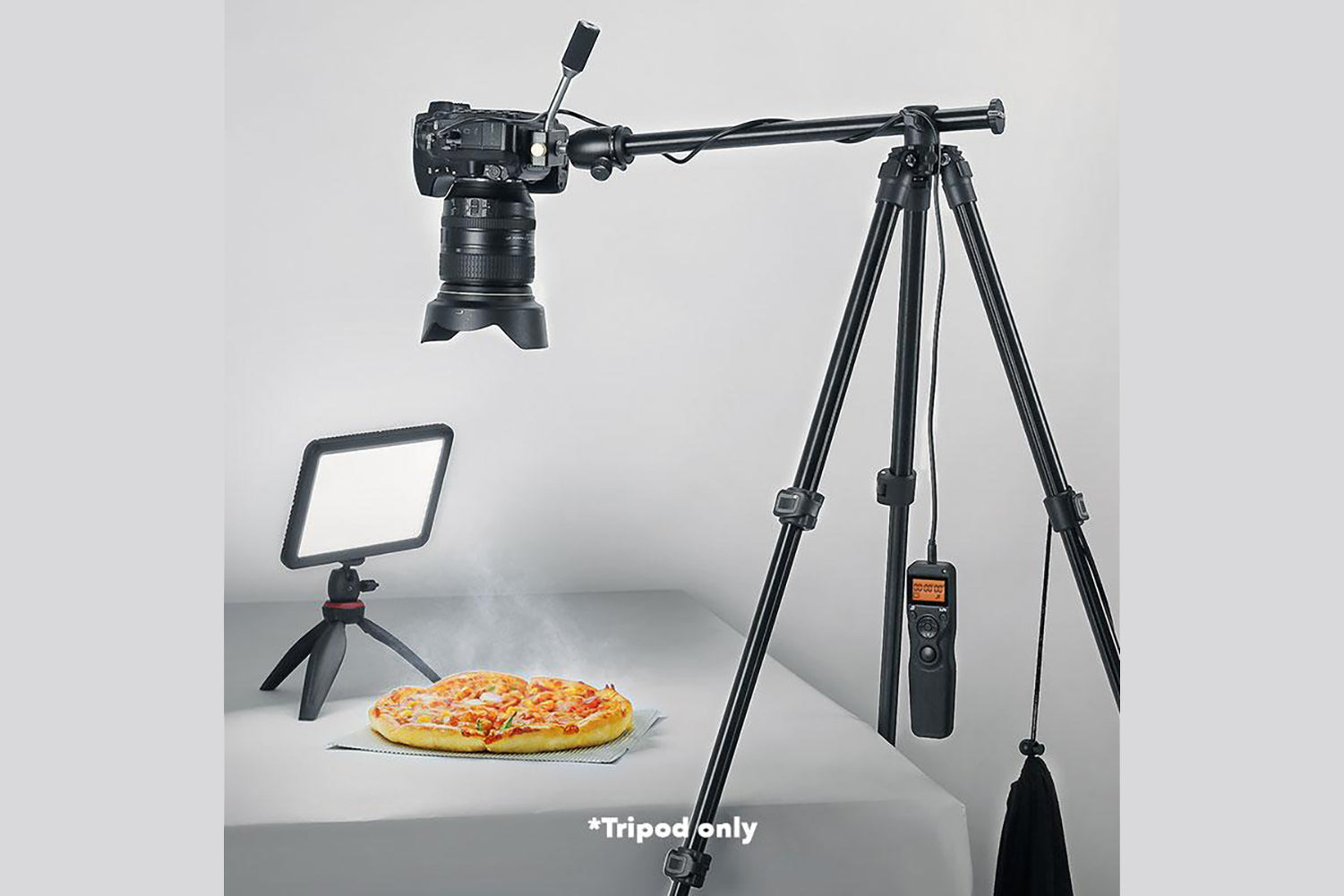 Beike QZSD Q202F Convertible Flatlay Tripod Stand for Smartphones & Cameras - Adjustable Phone Tripod with 360° Rotation for Photography, Vlogging, Live Streaming & Content Creation