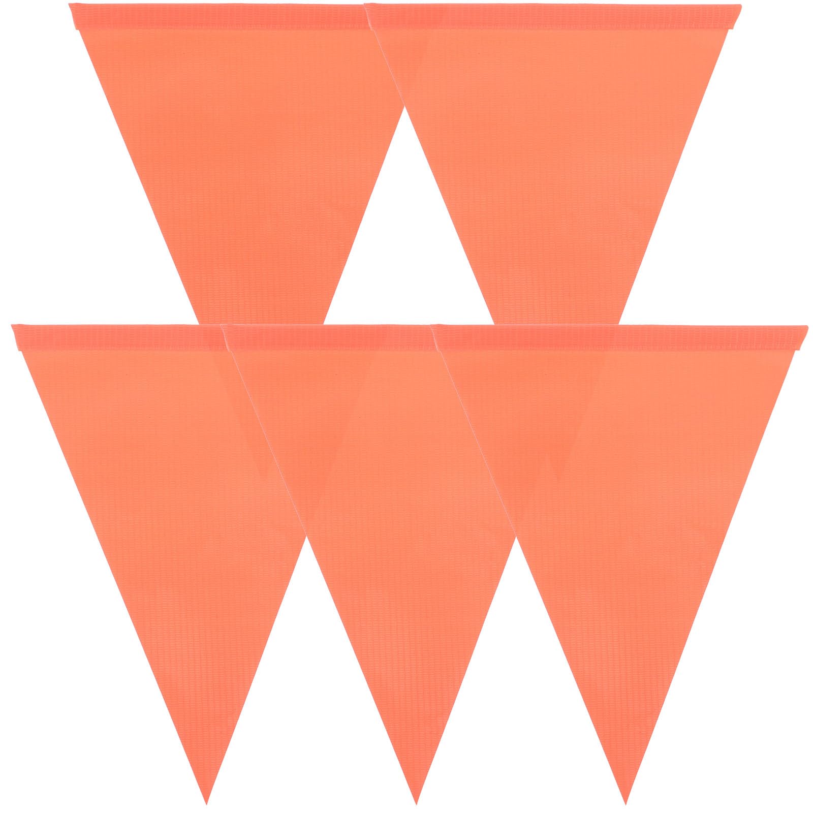 5PCS High Visibility Orange Bike Safety Flags - Tear-Resistant & Waterproof Bicycle Safety Pennants for Electric Bikes, Cars, Outdoor Tents - Perfect for Road Cycling, Camping & Emergency Signaling