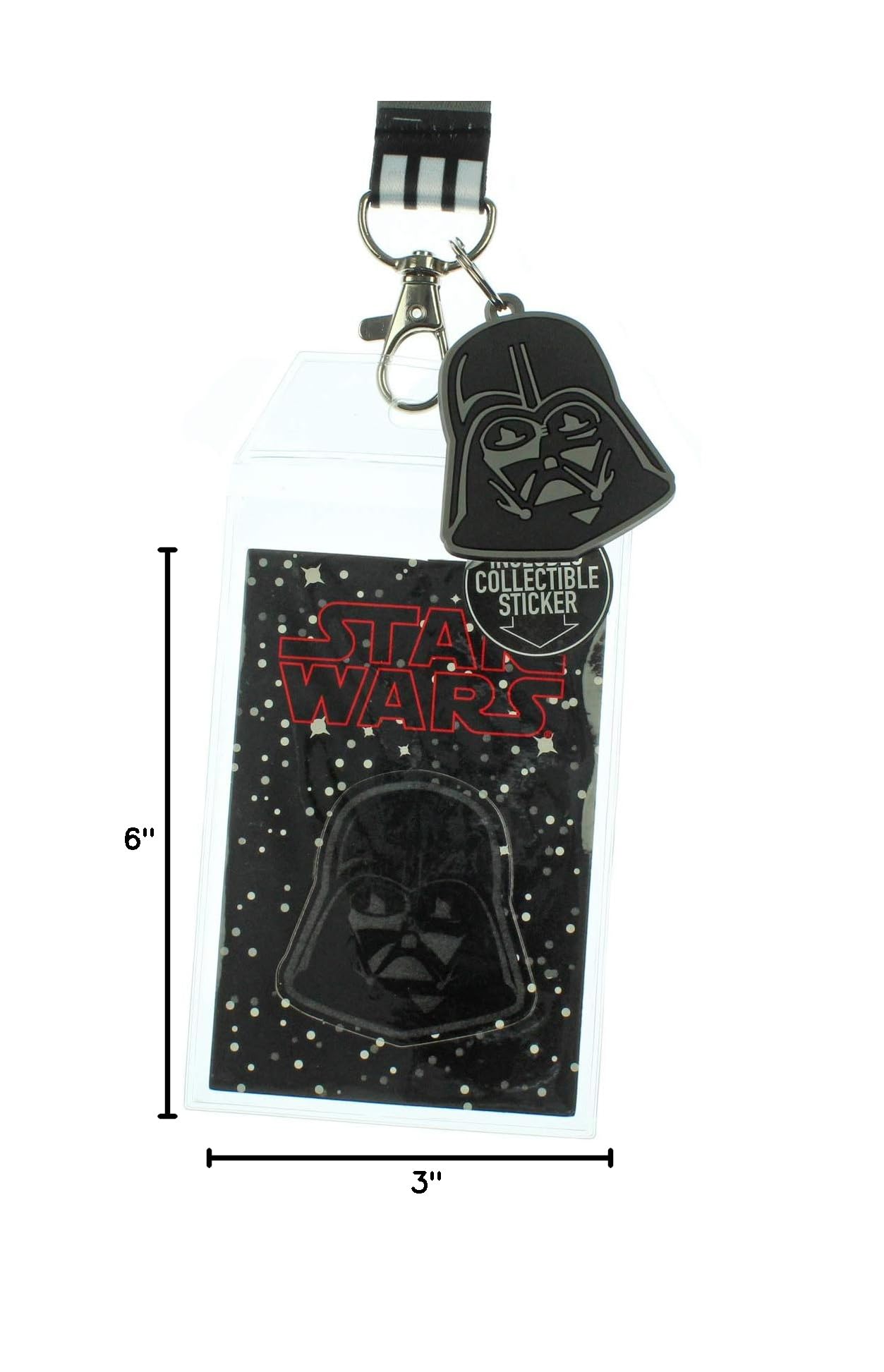 Star Wars Darth Vader ID Lanyard Badge Holder with 1.5