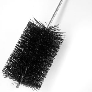 GOODSON 4-Inch Nylon Cylinder Washing Brush - Heavy Duty Cleaning Tool for Cars, Tires, Wheels & Industrial Equipment - Perfect for Auto Detailing, Garage & Workshop Use