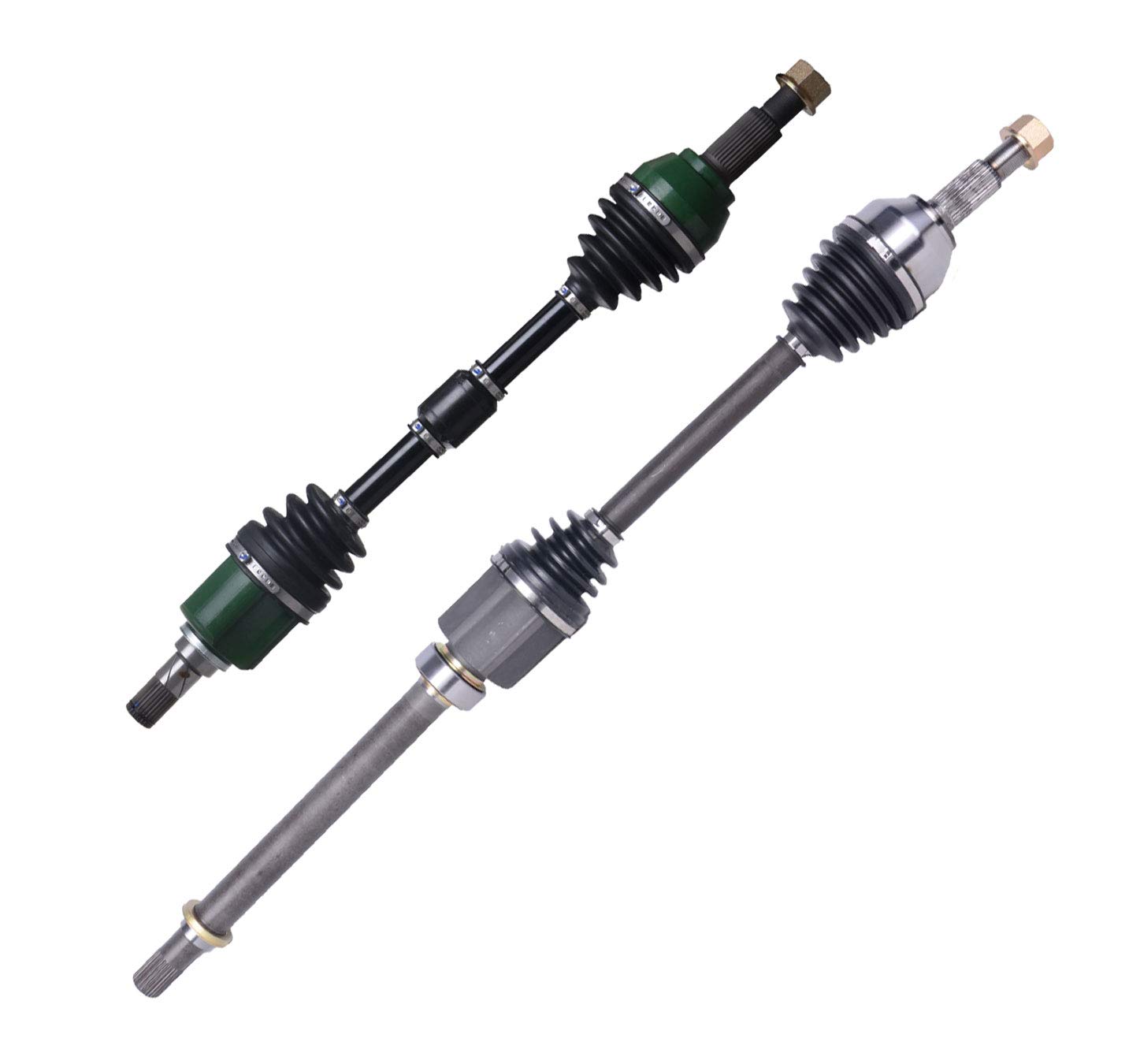 2PC Front CV Axle Half Shaft Assembly Compatible with 2013-2018 Nissan Altima 2.5L Sedan with CVT Transmission - Replacement for Worn or Damaged Axles, Smooth Ride & Improved Performance