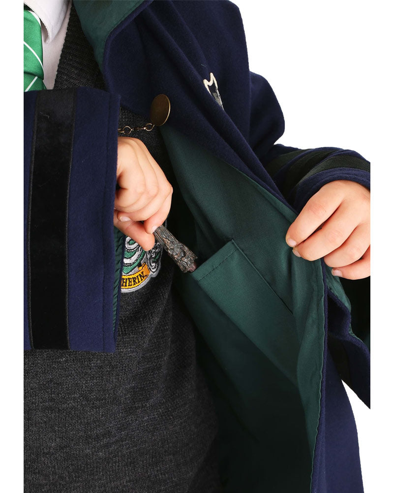 1920s Hogwarts Slytherin Kids Costume Robe - Official Harry Potter Outfit for Halloween, Cosplay & Themed Parties | Perfect for Book Week & Movie Nights