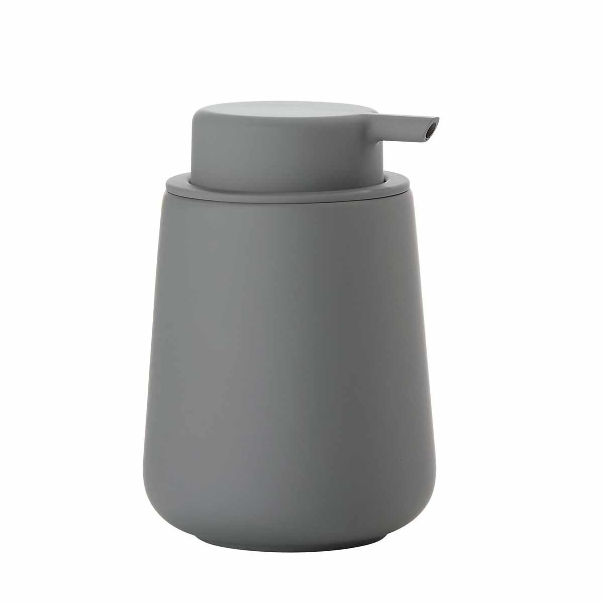 ZONE DENMARK Nova One Soap Dispenser in Perfect Grey - Modern Touchless Bathroom & Kitchen Soap Dispenser for Home & Office