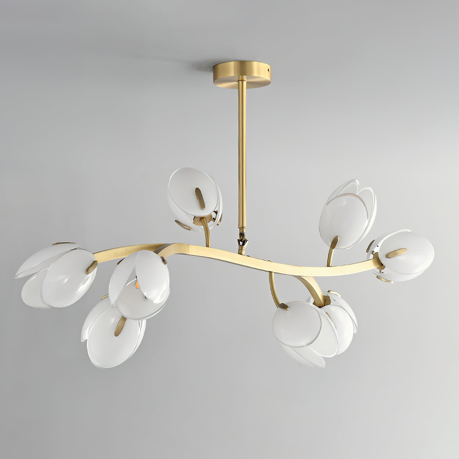 Belluno Crystal Chandelier - Elegant Modern Ceiling Light Fixture for Dining Room, Living Room & Bedroom - Perfect for Home Decor & Wedding Venues