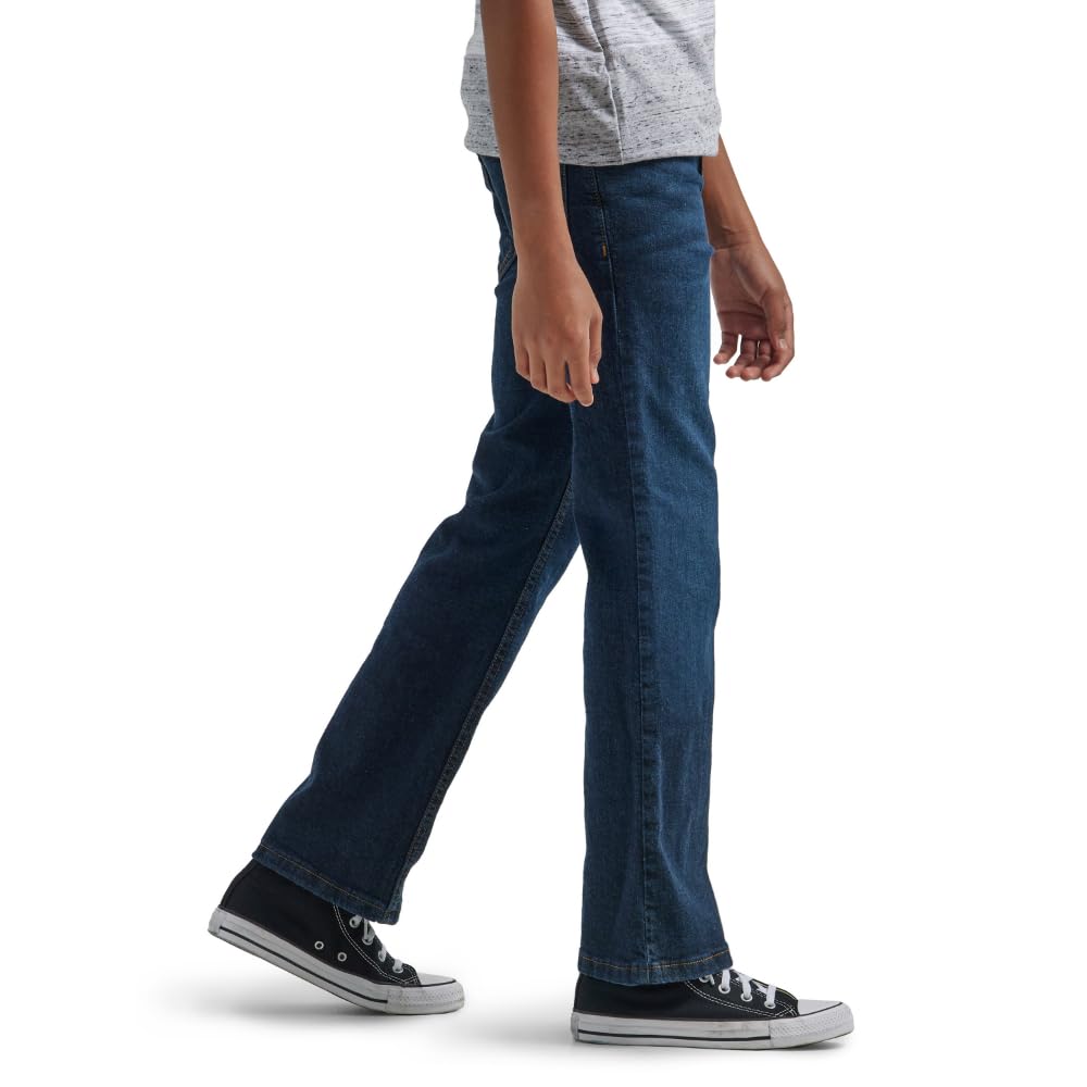 Wrangler Authentics Boys Boot Cut Jeans for Kids - Comfortable & Durable Denim Pants (Waldon Wash) - Perfect for School, Play & Everyday Wear