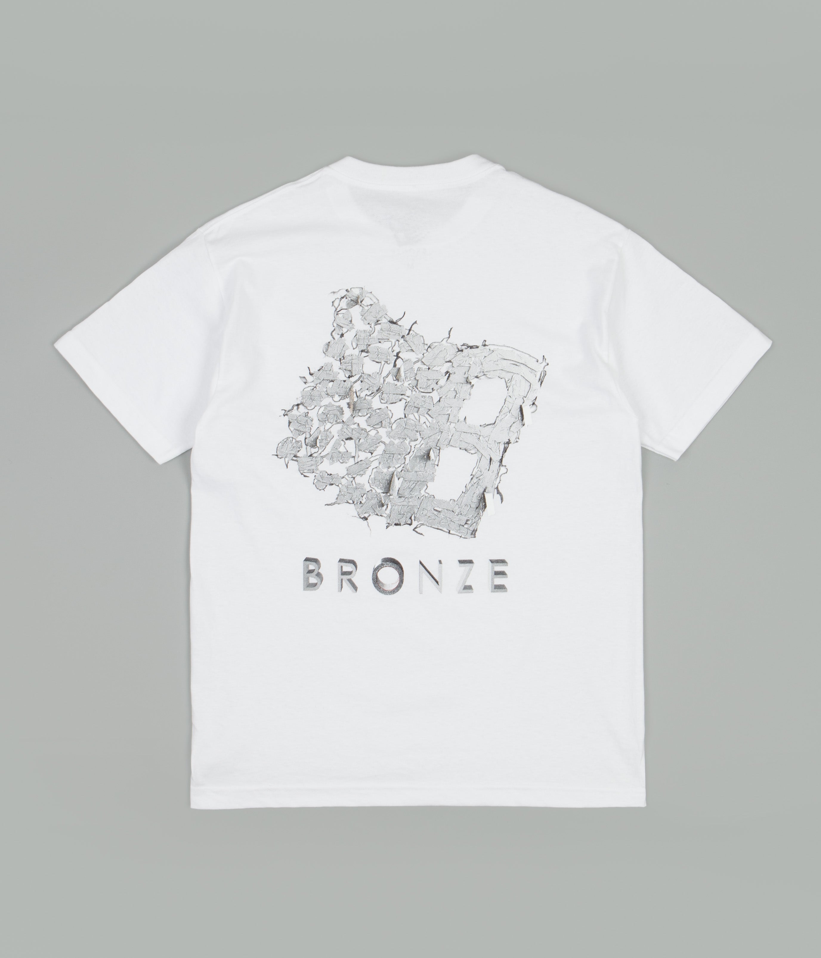 Bronze 56K Duct Tape Graphic T-Shirt - White Cotton Tee for Men & Women | Casual Wear, Music Festival Outfit, Retro Style Fashion