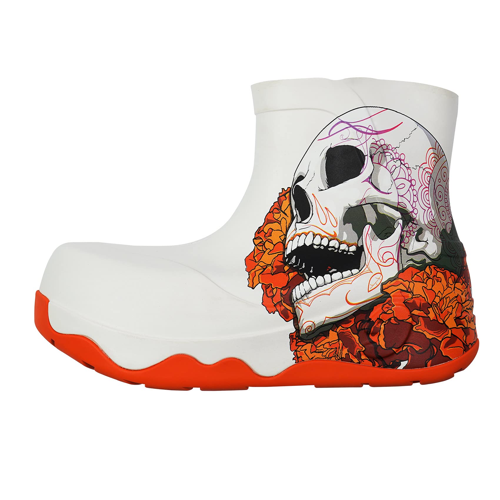 UIN Women's Fashion Ankle Boots - Comfortable Casual Walking Shoes with Hand-Painted Color Art Design (Navarra) | Perfect for Fall, Winter & Everyday Wear