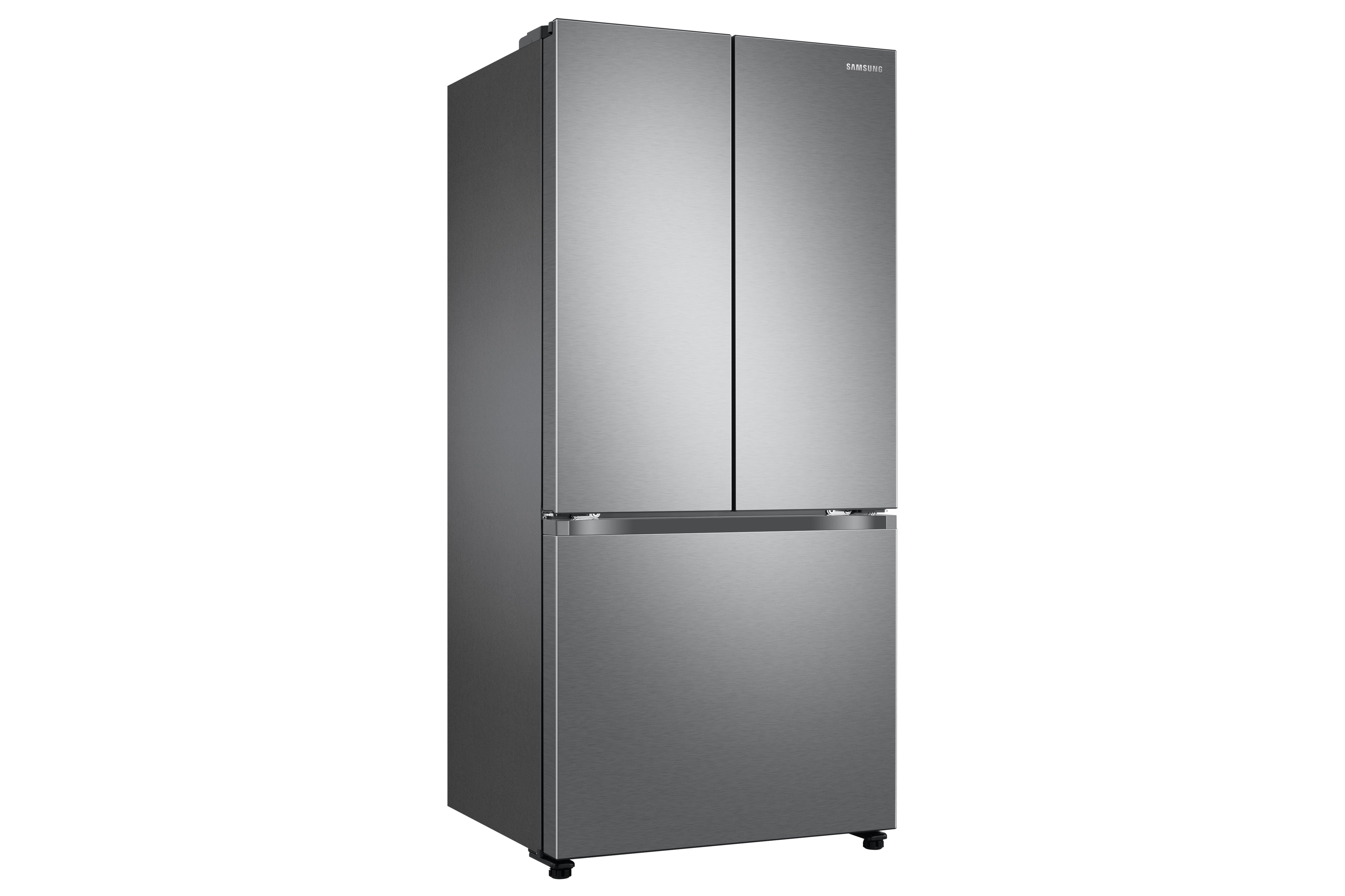 Samsung RF18A5101SR/AA 33 Inch Counter Depth French Door Refrigerator - 17.5 Cu.Ft Stainless Steel Energy Star Rated - Perfect for Modern Kitchens & Open Floor Plans