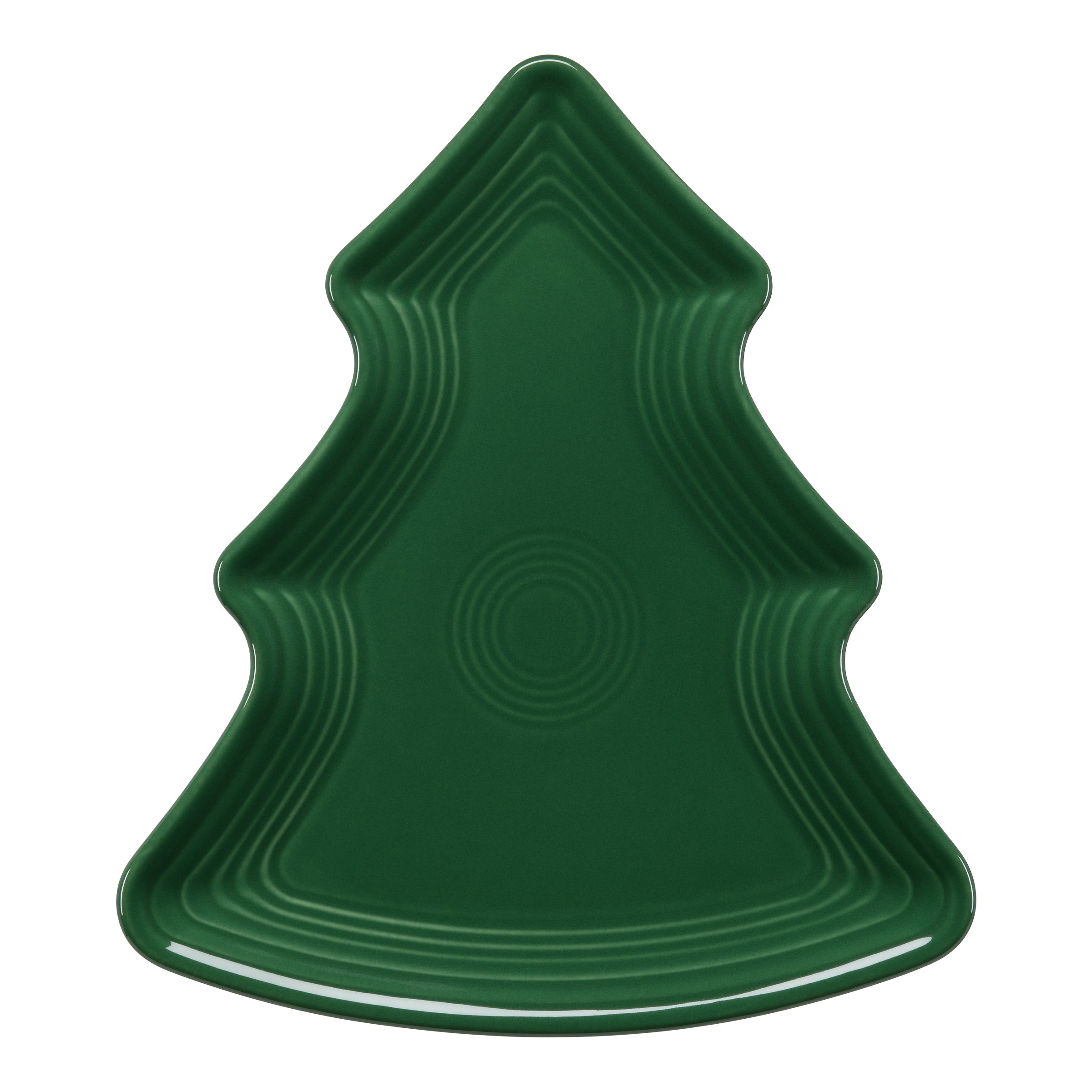 10 1/8 Inch Christmas Tree Shaped Plate - Perfect for Holiday Parties, Cookie Serving & Festive Table Decor