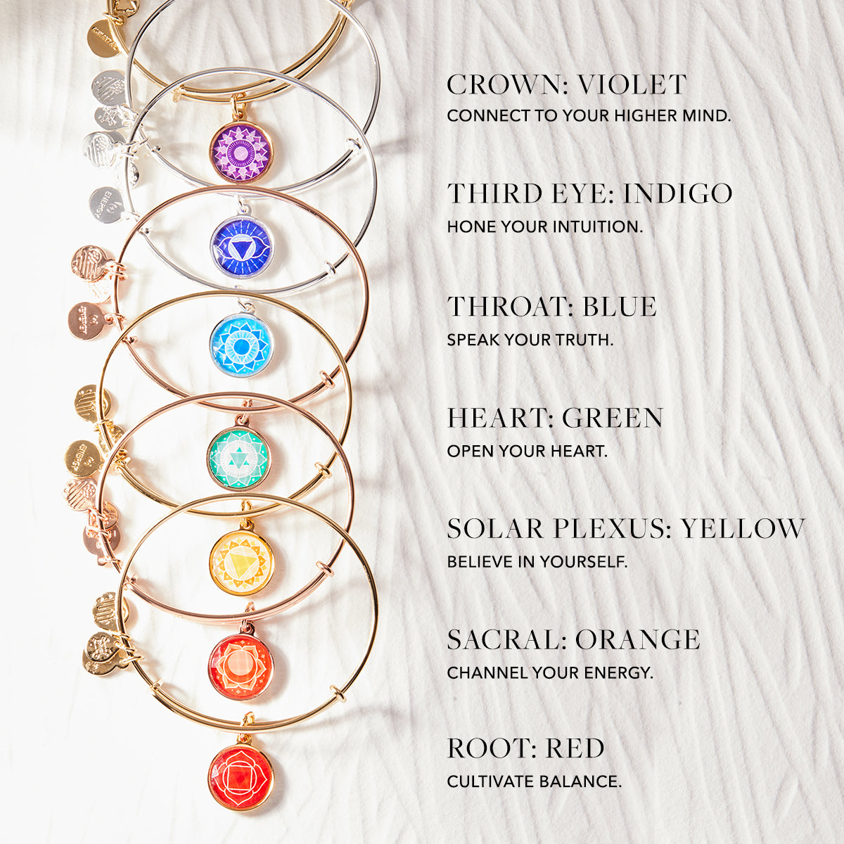Healing Heart Chakra Charm Bangle Bracelet for Women - 7 Chakra Balancing Energy Jewelry for Meditation, Yoga & Spiritual Wellness