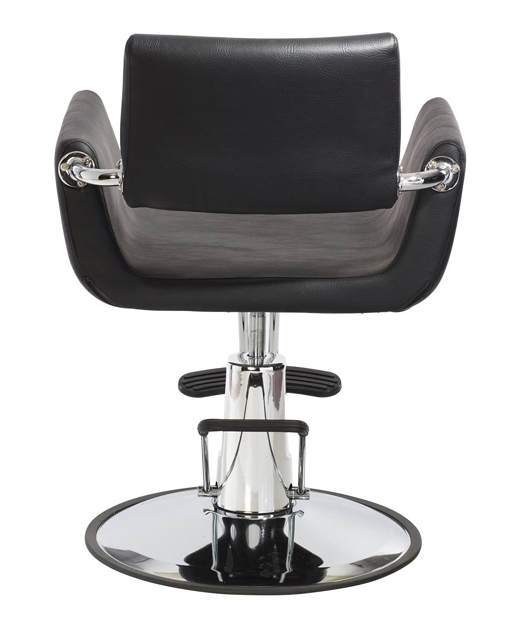 Echo Styling Chair for Salons & Spas - Modern Floating Back Design, Seamless Easy-Clean Surface, One-Piece Foam Cushion & Steel Frame (YLG-119) - Perfect for Hair Styling, Barber Shops & Beauty Treatments