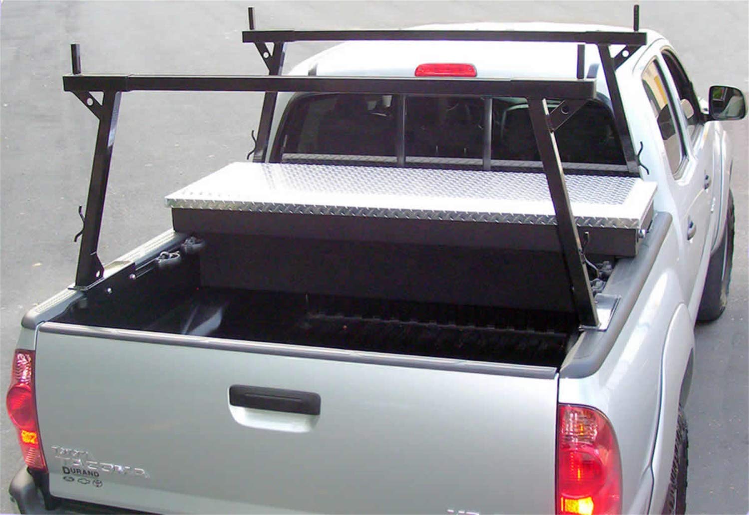 Black Rail Rack for Nissan Titan (2008-2018) - Truck Bed Storage Solution