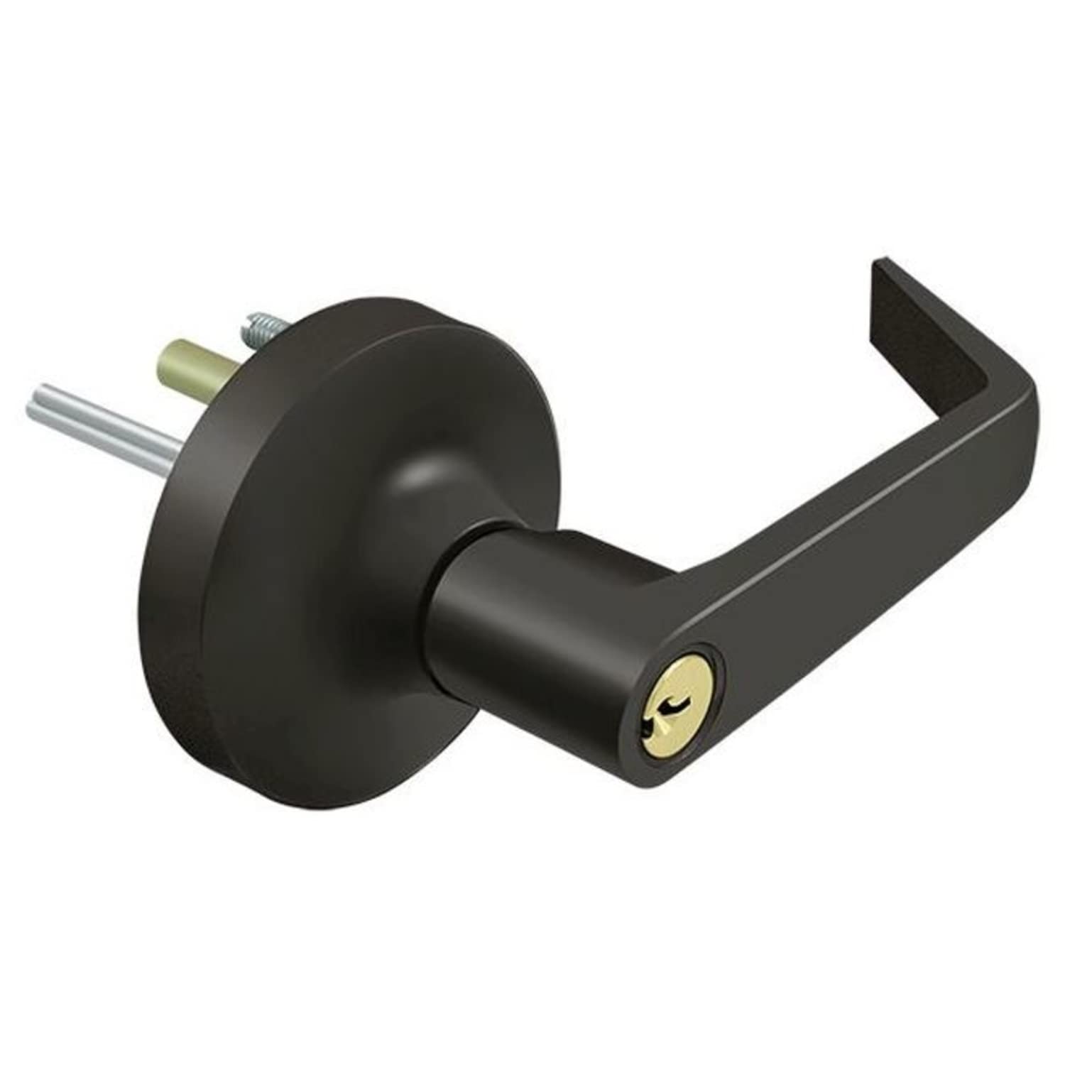 Deltana Lted80ls-10b Claredon Lever Trim in Oil Rubbed Bronze - Premium Door Handle for Home & Office Interior Design