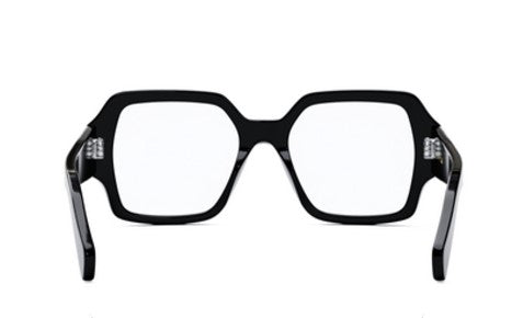Celine TRIOMPHE CL50131F 001 Shiny Black Square Women's Eyeglasses - Designer Optical Frames for Women | Perfect for Office, Reading & Fashion Accessories