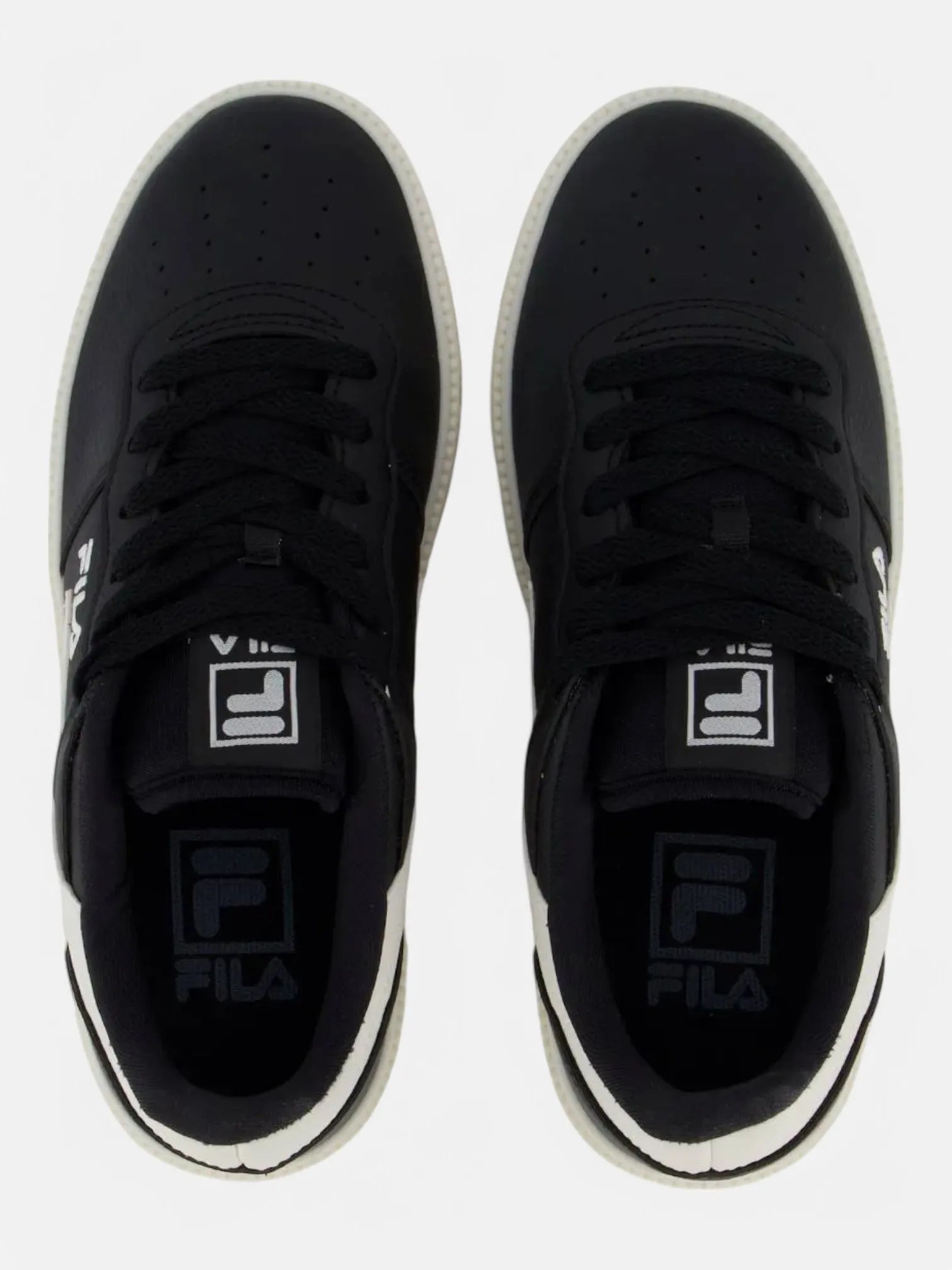 Original Fila Women's Fitness Bold Sneakers - Black & White for Running, Gym & Casual Wear