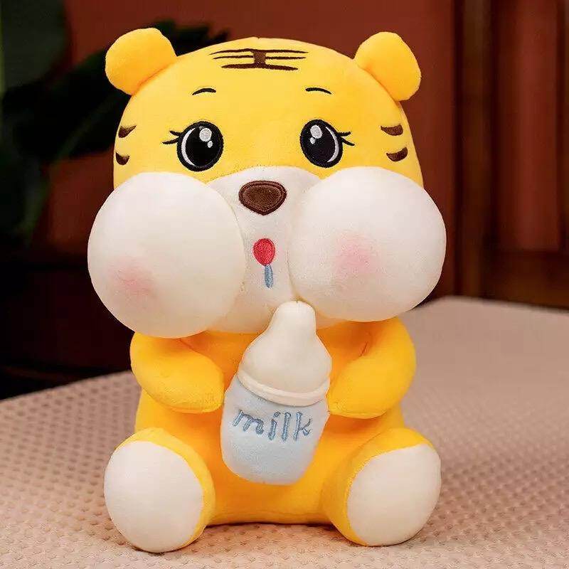 Cute Tiger Plush Toy - Soft & Huggable Stuffed Animal for Kids, Gifts, and Nursery Decor | Perfect for Birthdays, Valentine's Day, and Room Decoration