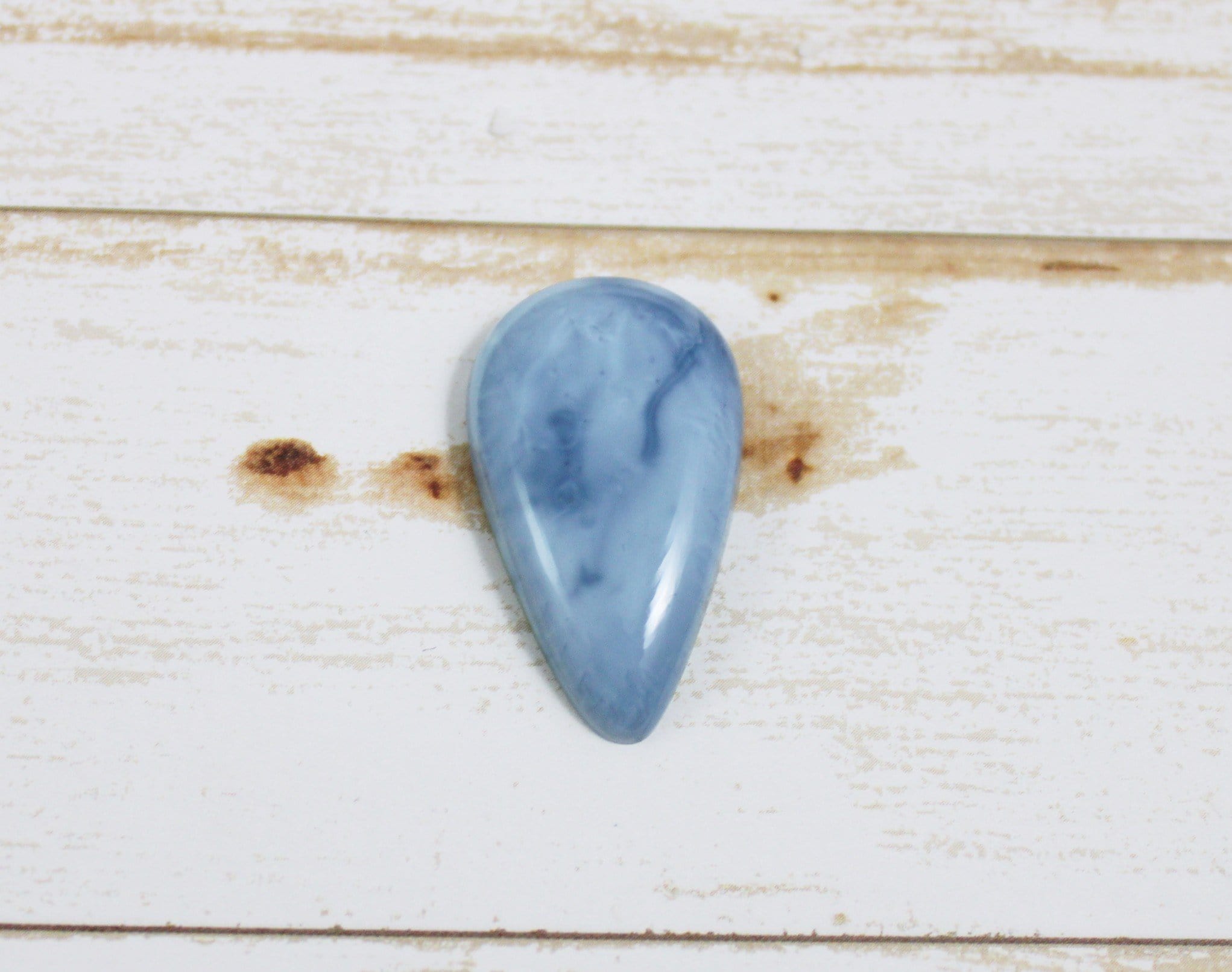 Natural Blue Opal Cabochons for Jewelry Making - High Quality Gemstone Beads for Rings, Necklaces & DIY Crafts - Perfect for Healing Crystal Jewelry & Gifts