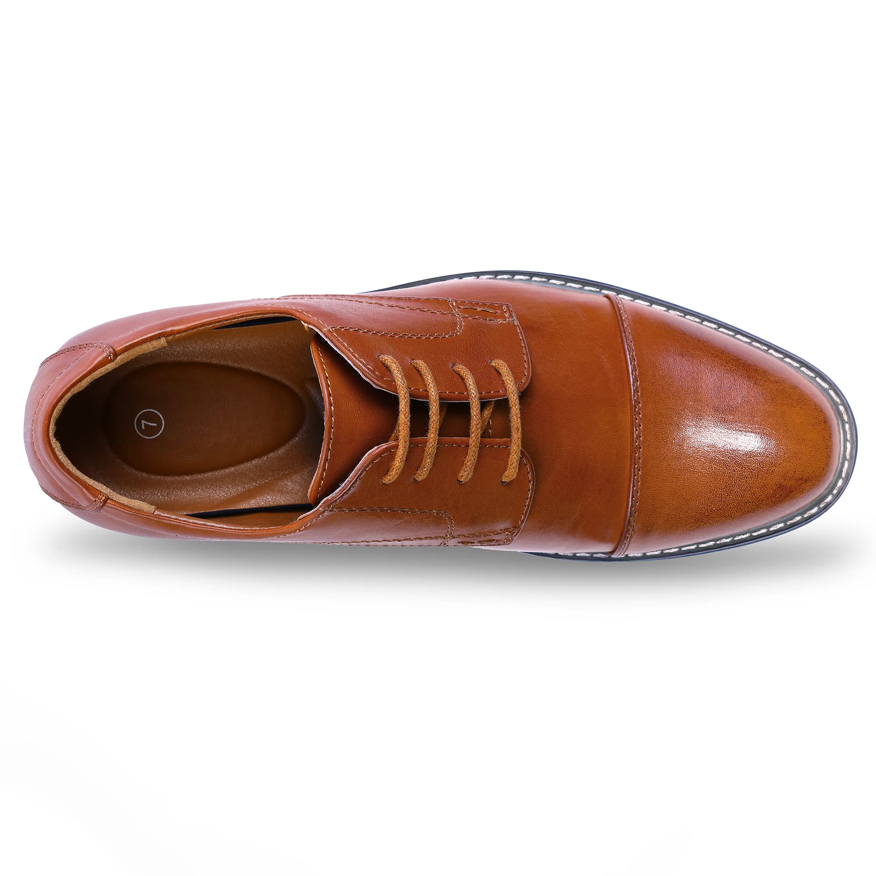 Men's Formal Dress Shoes | Classic Business Oxford Wingtip Lace-Up Shoes for Office, Wedding & Special Occasions