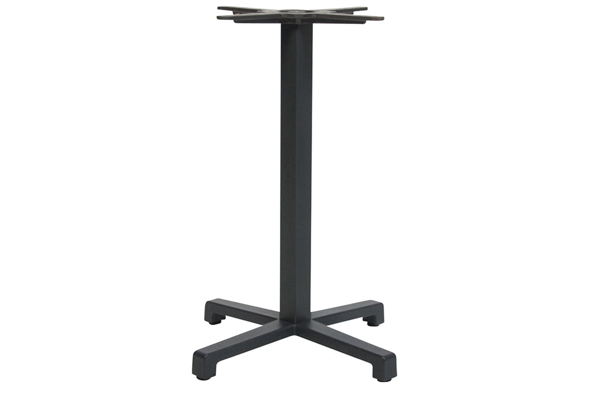Heavy Duty EZ Hospitality Cross Table Base Cast Iron 600mm - Durable Restaurant & Cafe Furniture for Outdoor & Indoor Dining