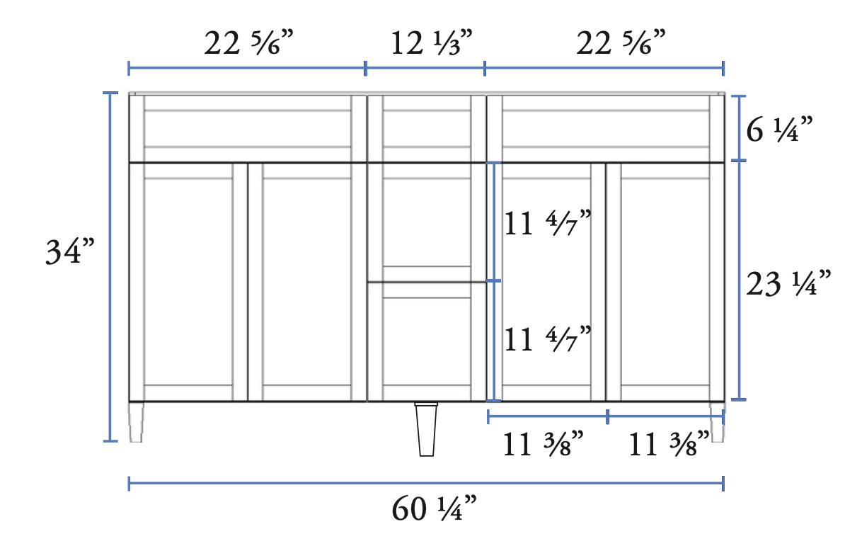 Narrow Oak Shaker