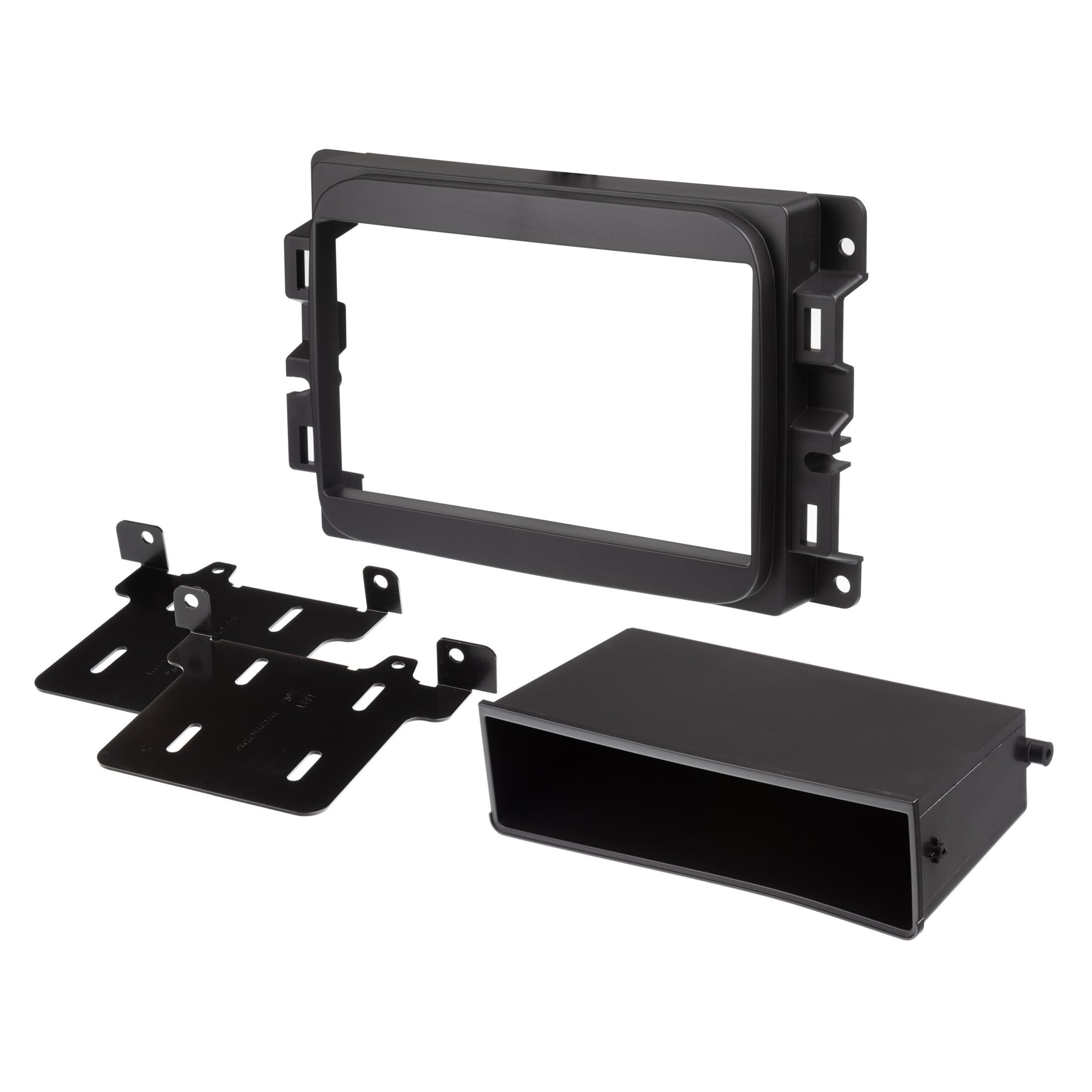 Scosche CR1318TRKCS Double DIN Car Stereo Dash Kit with Steering Wheel Control for 2013-2018 RAM 1500-3500 Trucks | Complete Radio Installation Kit | Perfect for Upgrading Factory Audio System in Pickup Trucks