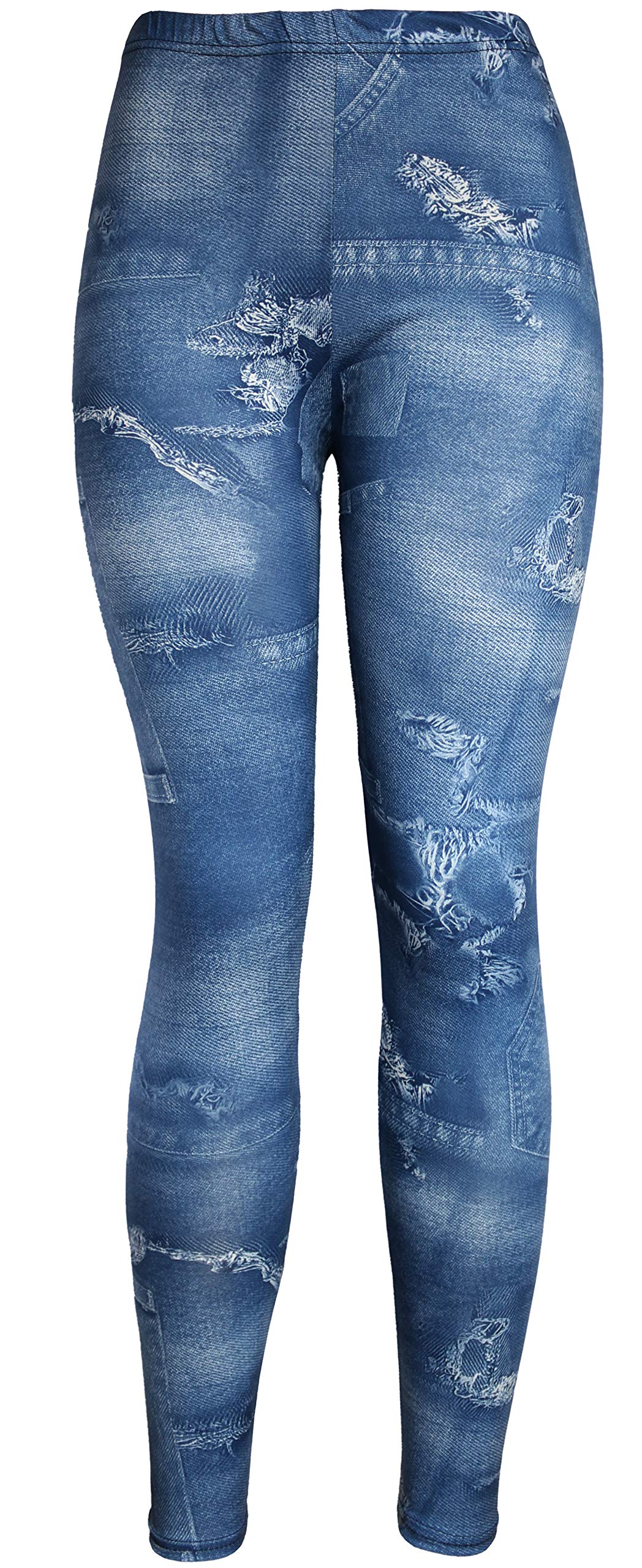 KMystic Women's Cotton Blend Printed Workout Leggings - Comfortable & Stylish Yoga Pants for Gym, Running & Casual Wear