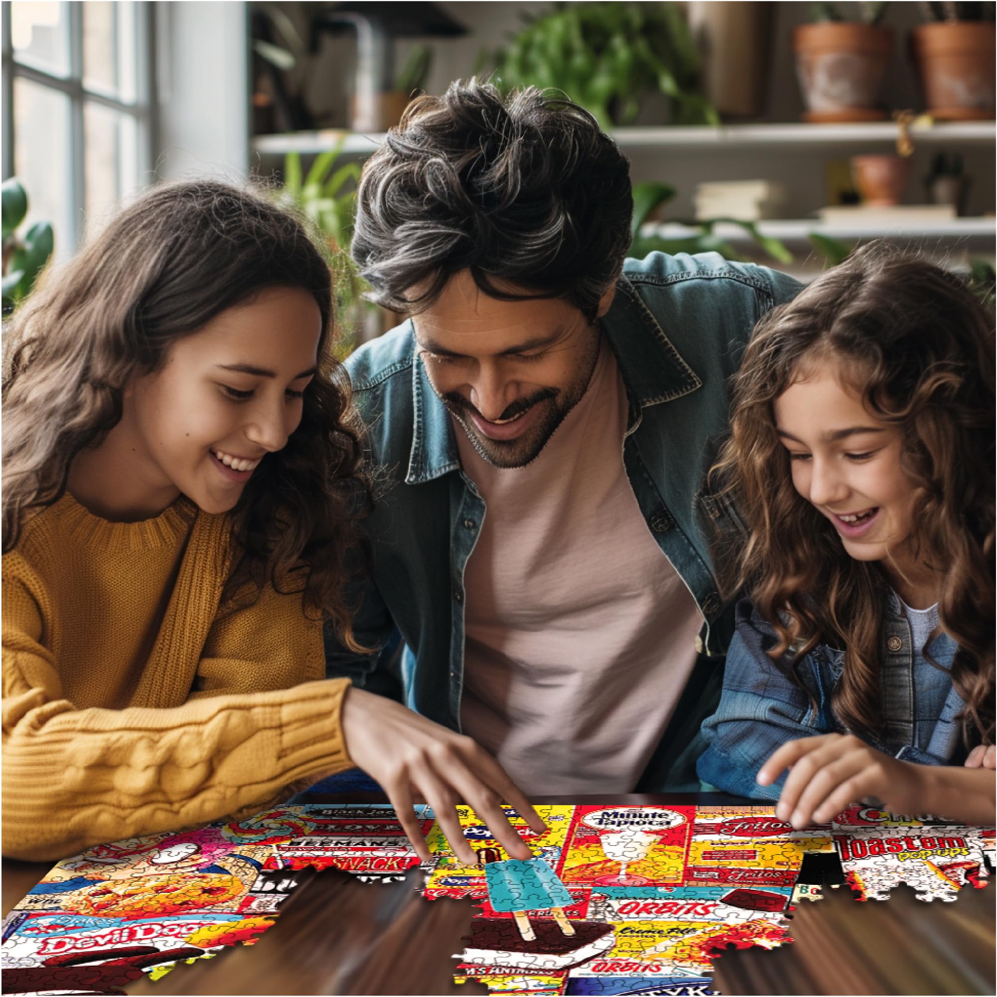 White Mountain Puzzles - 1000 Piece Jigsaw Puzzle Featuring Nostalgic 'Things I Ate As A Kid' Collage | Perfect for Family Game Nights, Gift Giving & Memory Lane Fun