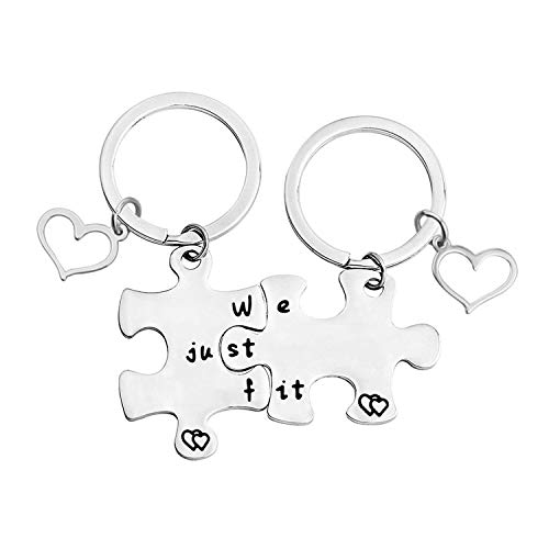 We Just Fit Keychain Set