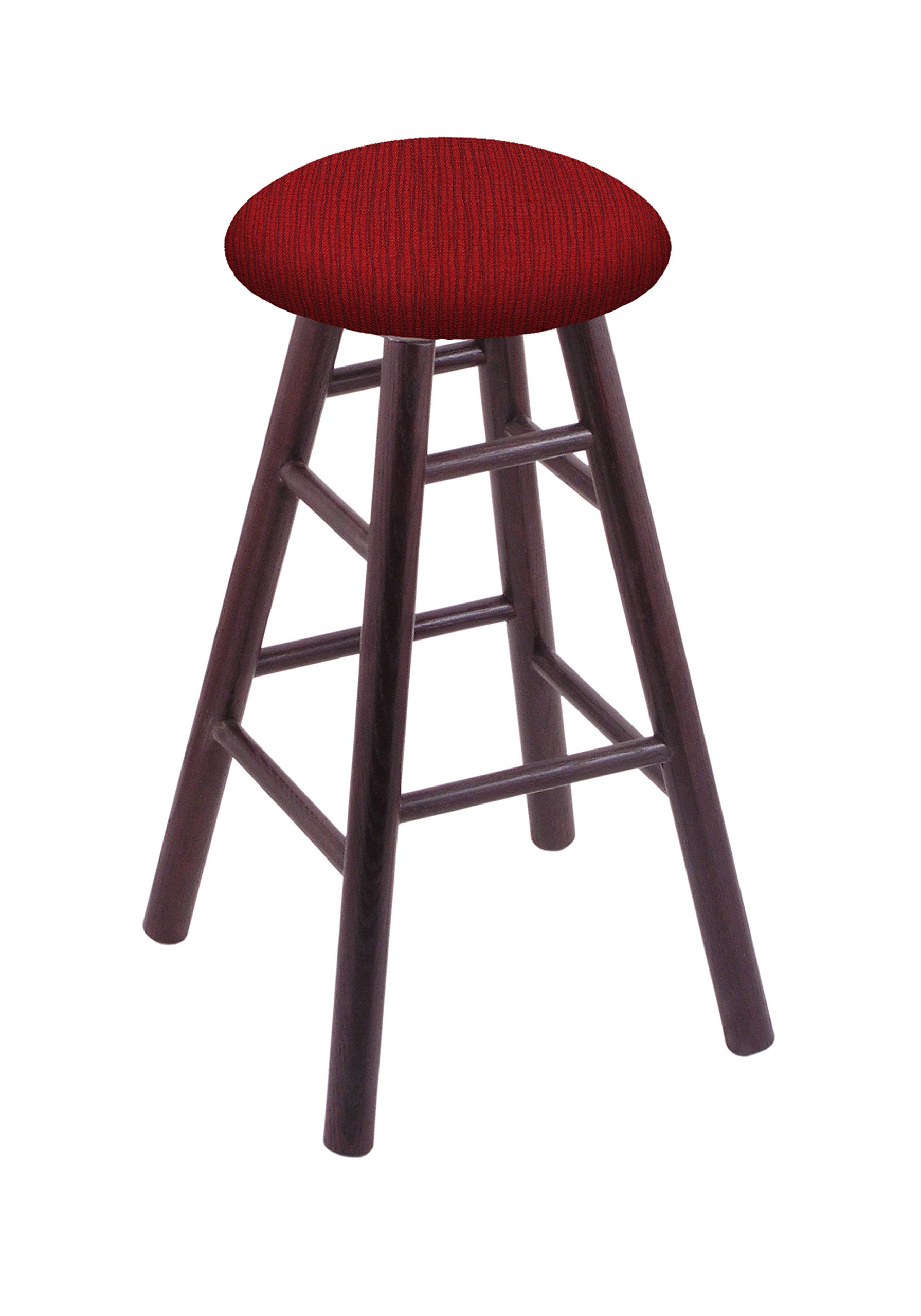 Dark Cherry Oak Extra Tall Bar Stool with Graph Ruby Seat - Perfect for Kitchen Islands, Home Bars & Breakfast Nooks