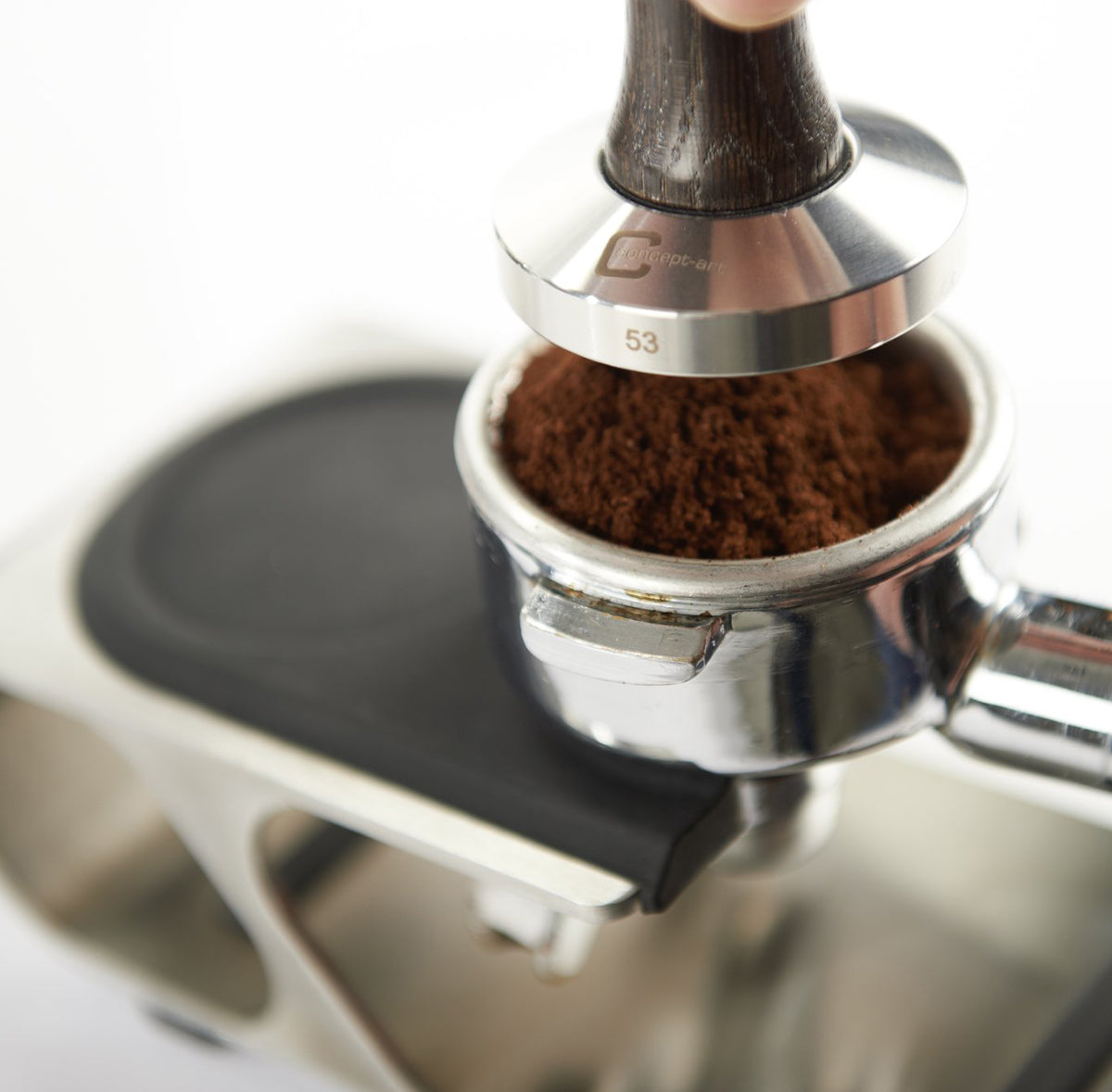JoeFrex Professional Espresso Tamping Station - Heavy Duty Coffee Tamper Stand for Baristas & Home Brewing - Perfect for Espresso Machines & Coffee Shops