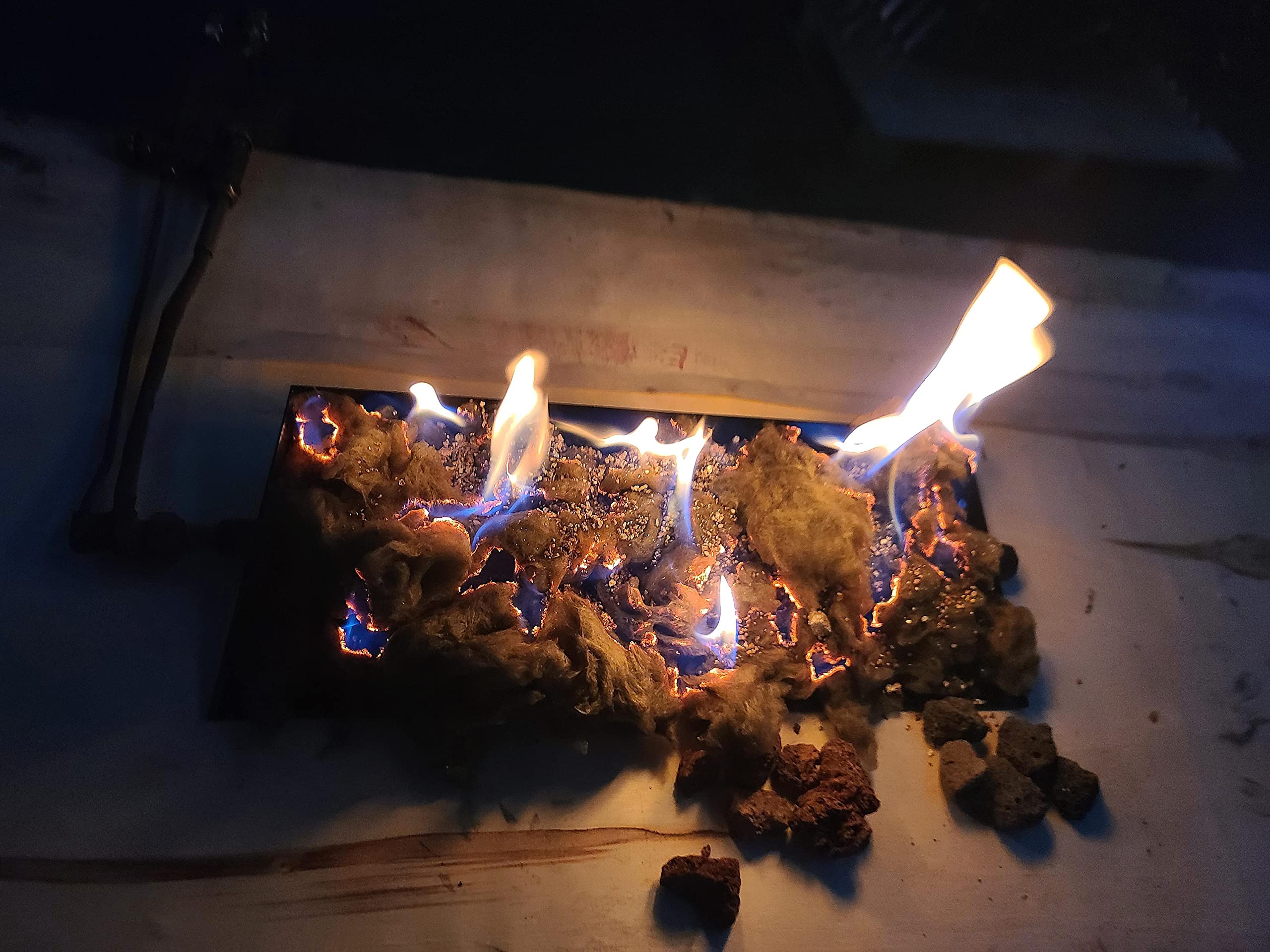High Temp Glowing Embers 7oz Bag for Gas Fireplace - Realistic Flame Effect