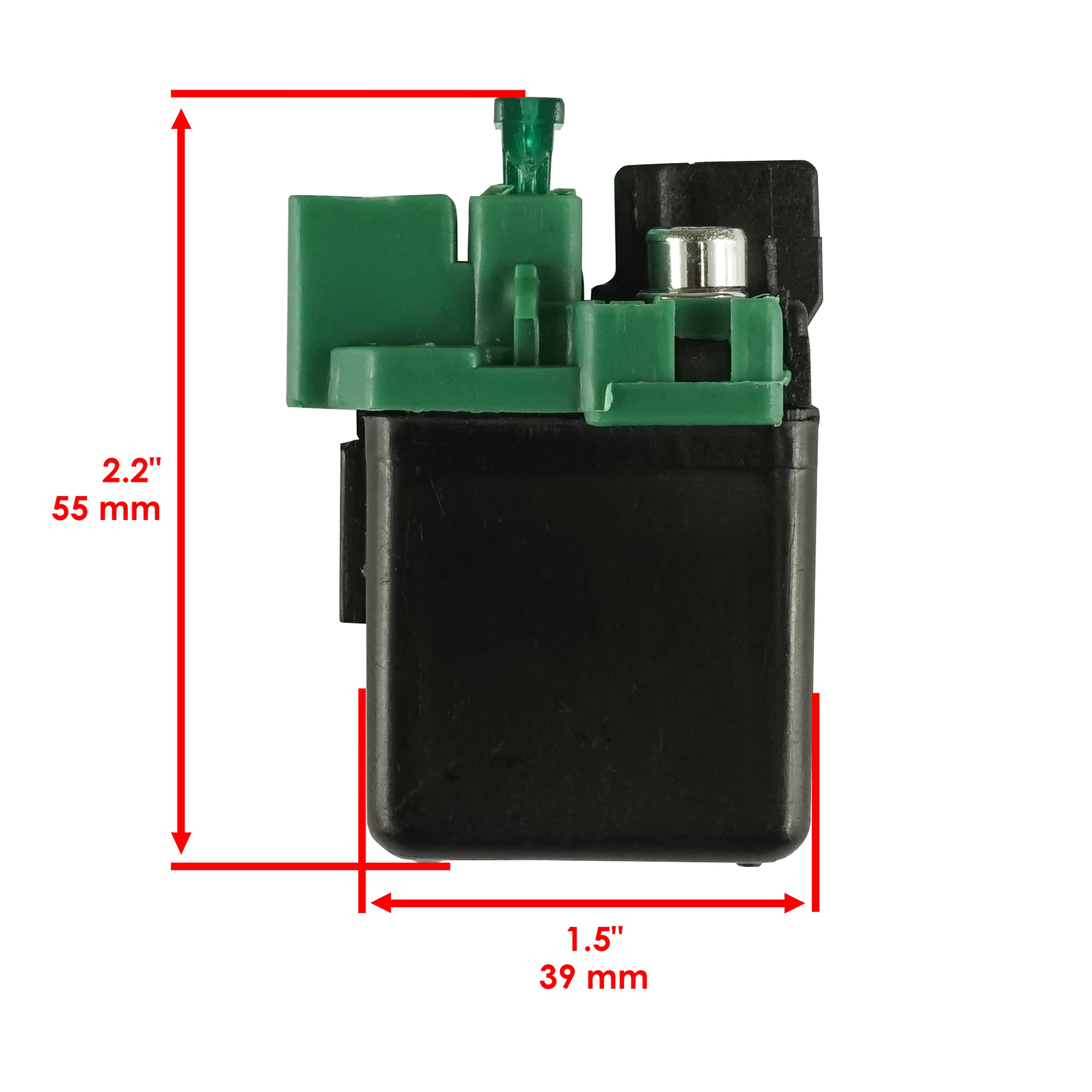 Caltric Starter Solenoid Relay Compatible with Honda VT1100 Shadow Sabre 1997-2007 - Motorcycle Ignition System Replacement Part for Smooth Engine Start | Ideal for Road Trips & Daily Commuting