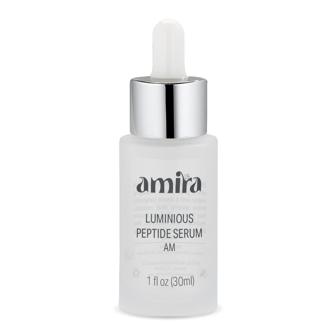 Luminous Peptide Complex Serum - Anti-Aging Daytime Face Treatment for Wrinkles & Brightening | Perfect for Daily Skincare Routine & Makeup Prep