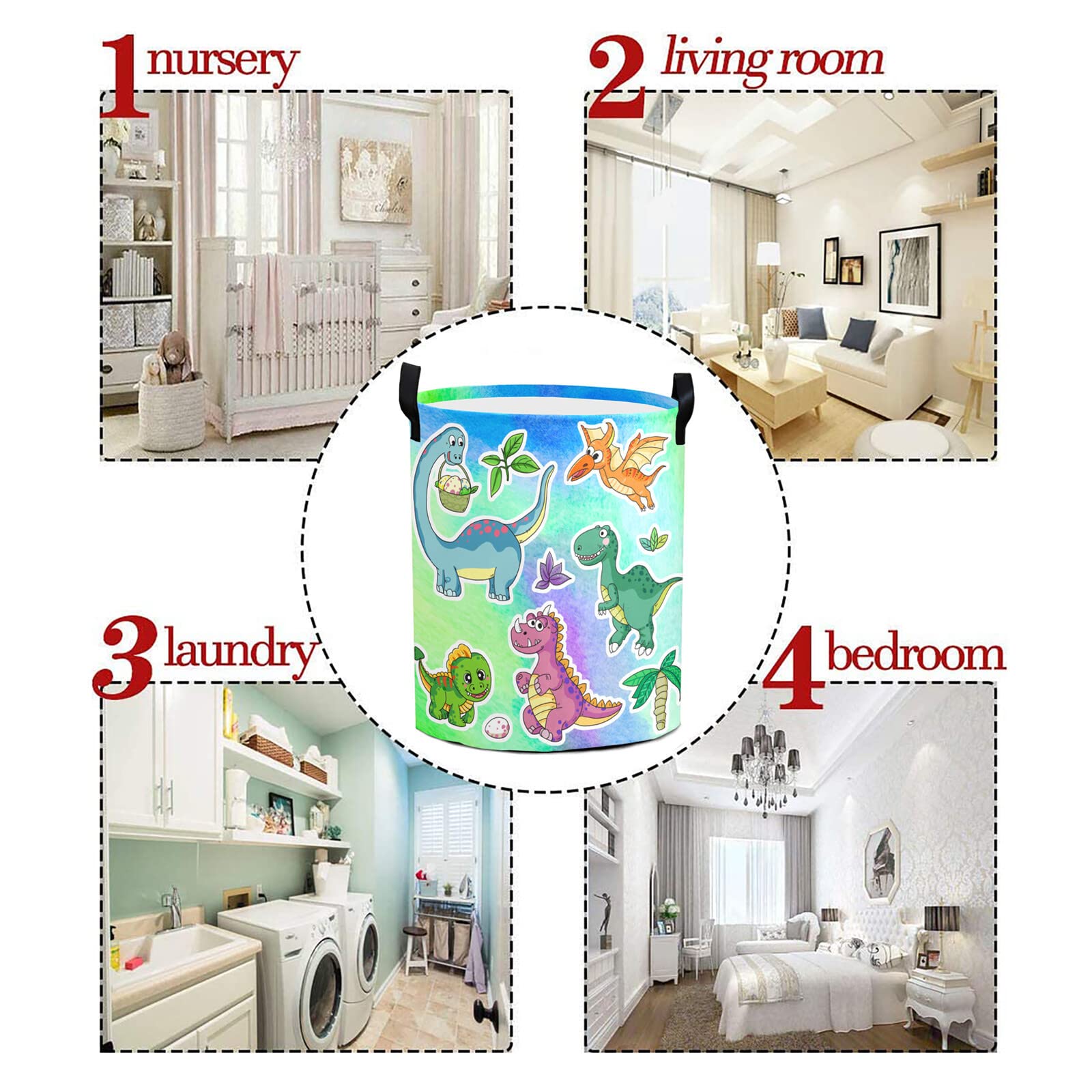 Custom Personalized Sloth Laundry Hamper with Name - Cute Storage Basket with Handle for Clothes, Towels & Toys - Perfect for Bathroom, Bedroom, Kids Room & Dorm Organization