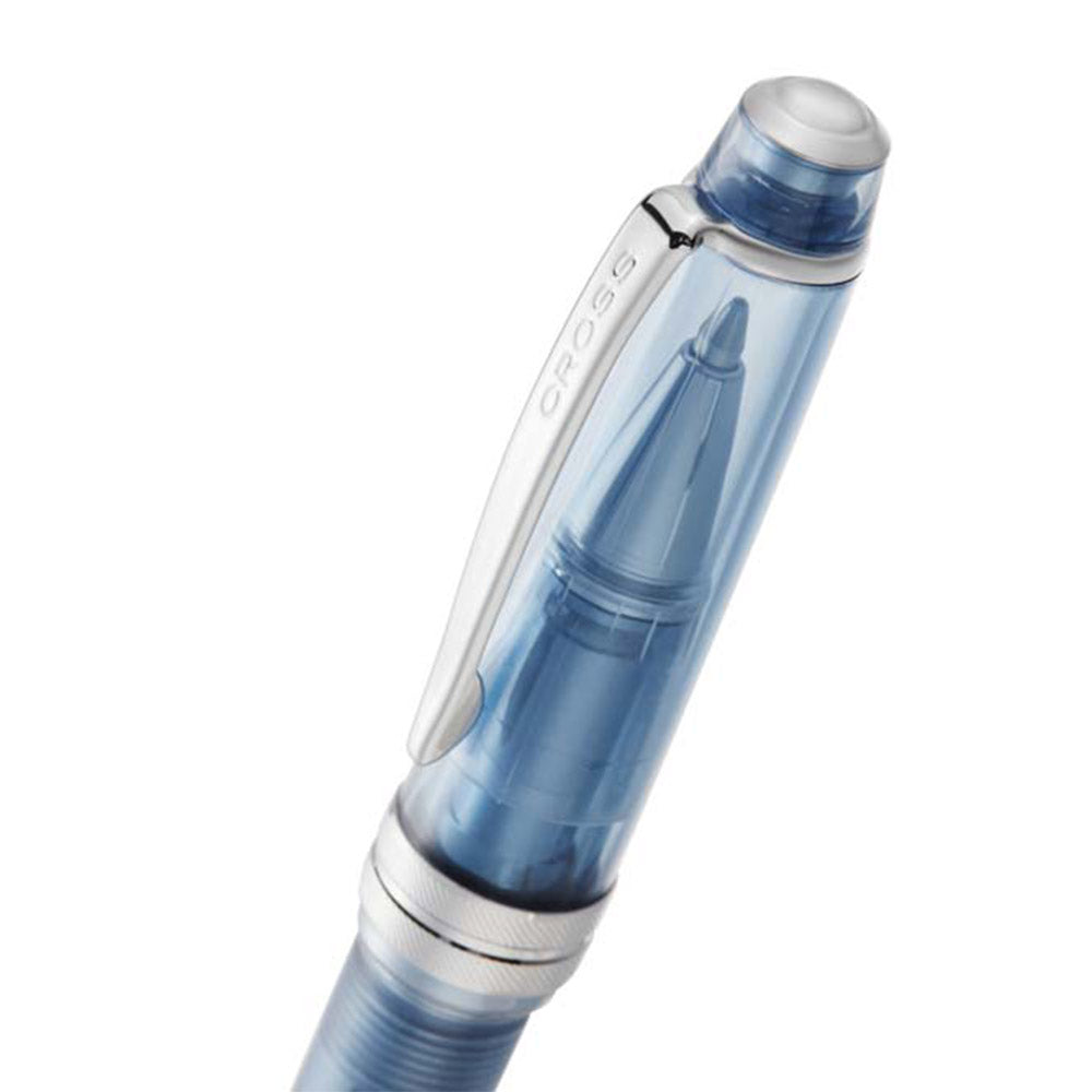 Cross Bailey Light Translucent Blue Resin Ballpoint Pen - Premium Writing Instrument for Office, School & Gift Giving - Smooth Ink Flow for Everyday Use